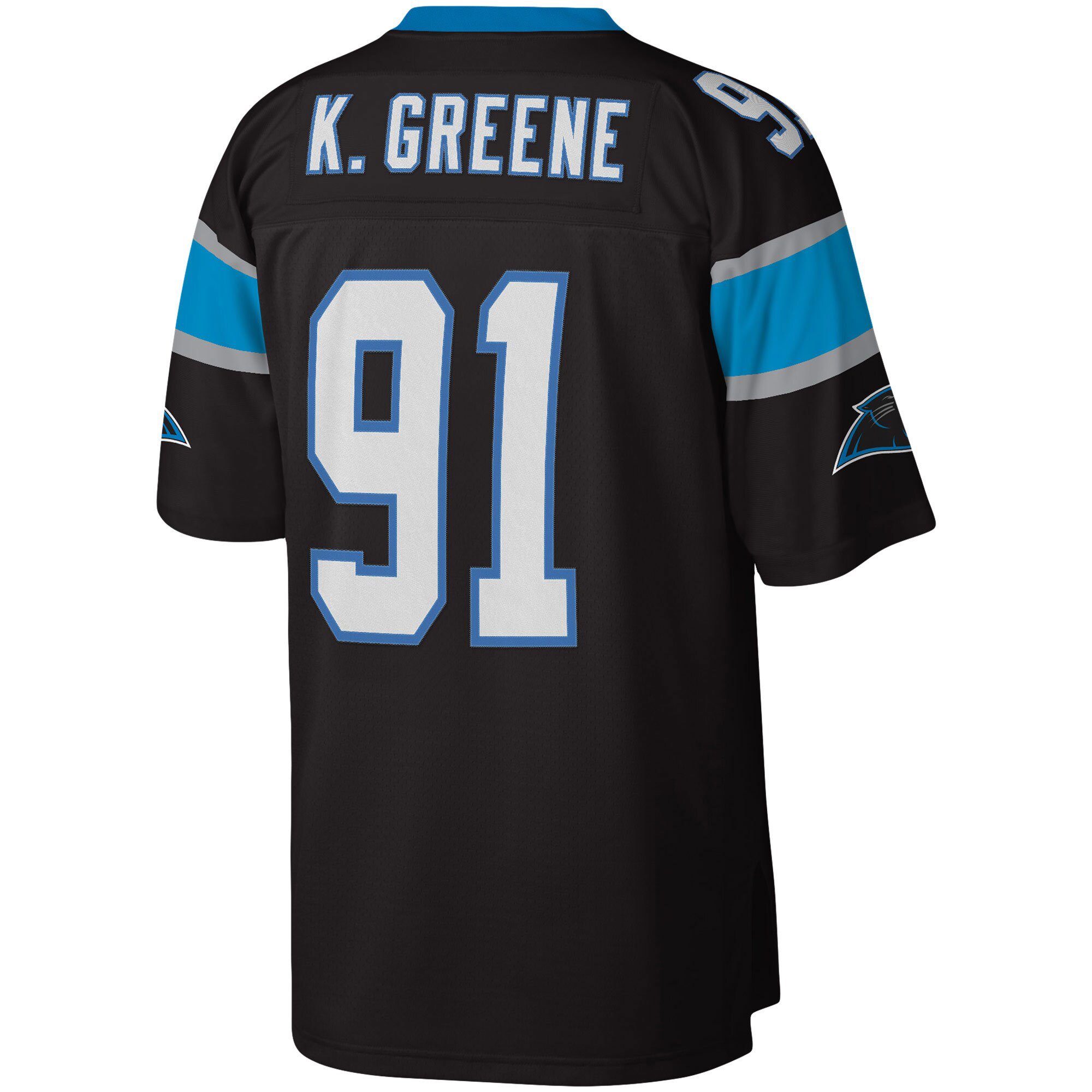 Carolina Panthers Kevin Greene Mitchell Ness Black Big Tall 1996 Retired Player NFL Jersey Men's