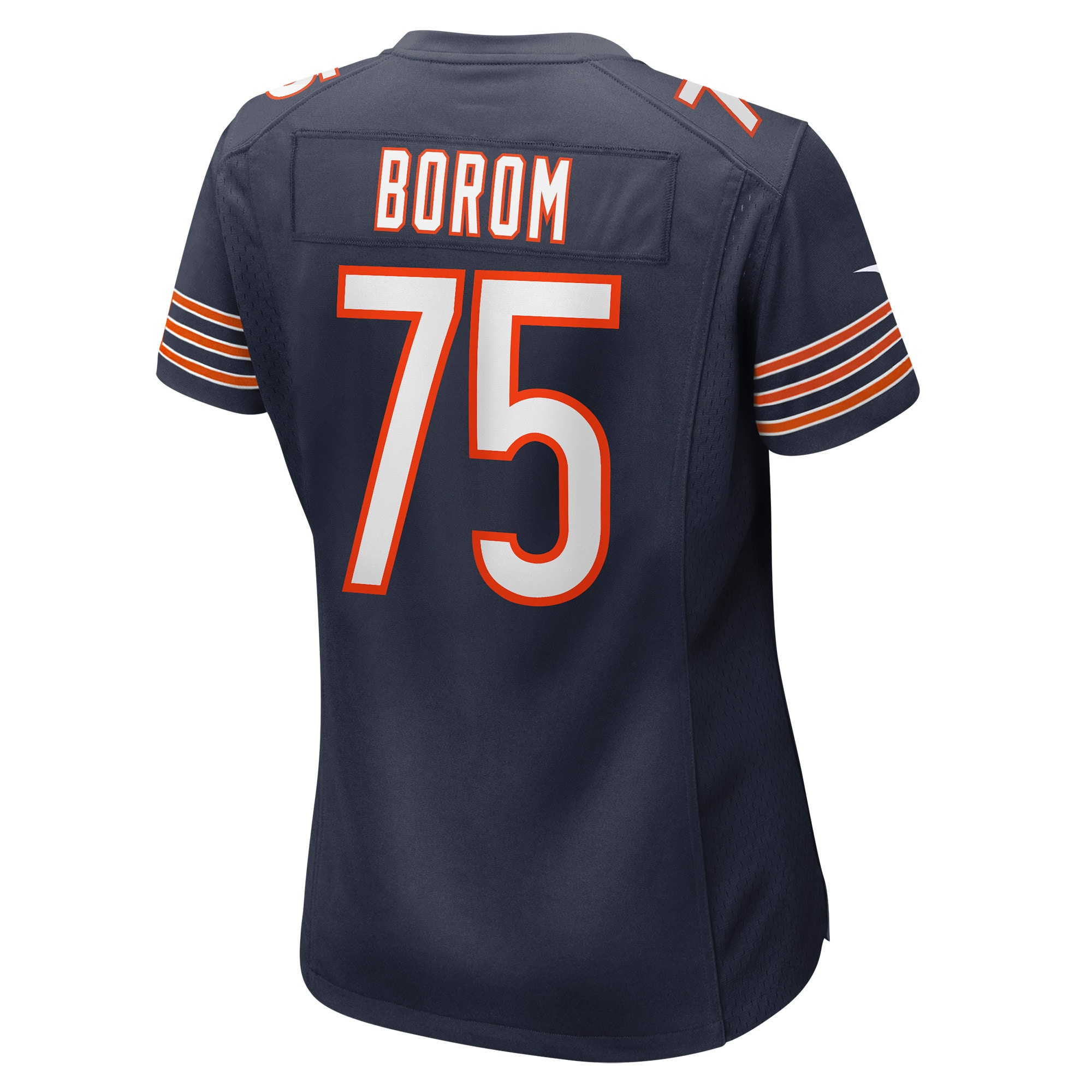 Chicago Bears Larry Borom Navy Game NFL Jersey Women's
