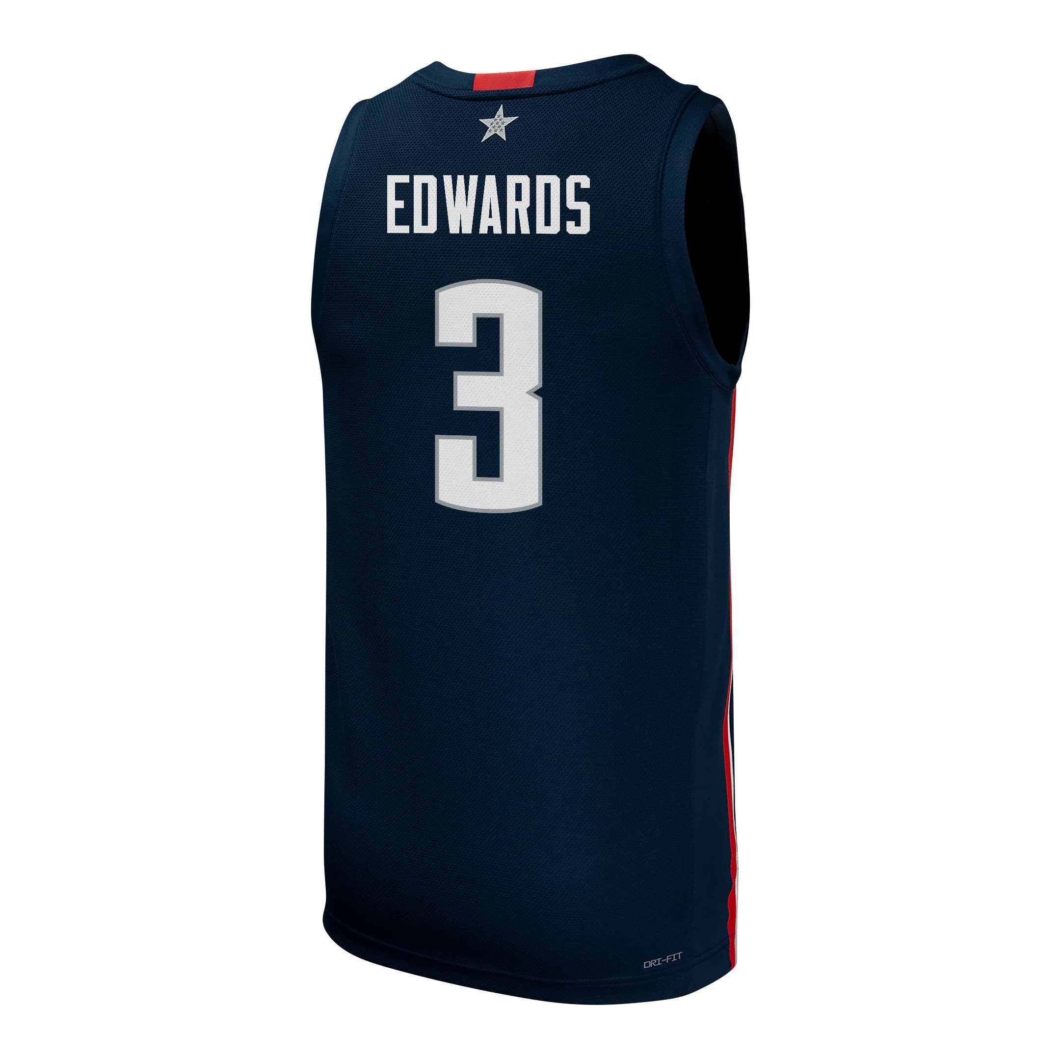 Aaliyah Edwards 3 UConn Huskies 2024 Navy Unisex NCAA Jersey Unisex