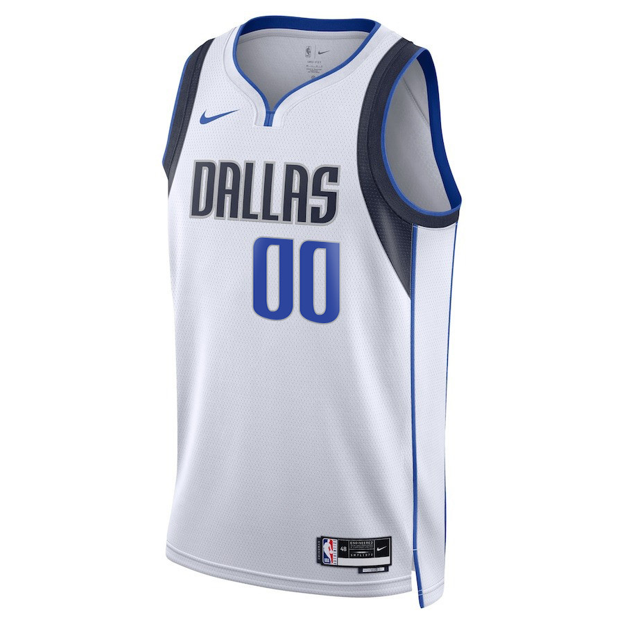 Dallas Mavericks 2024 FINALS PATCH Swingman Custom Association Editio White NBA Jersey Men's