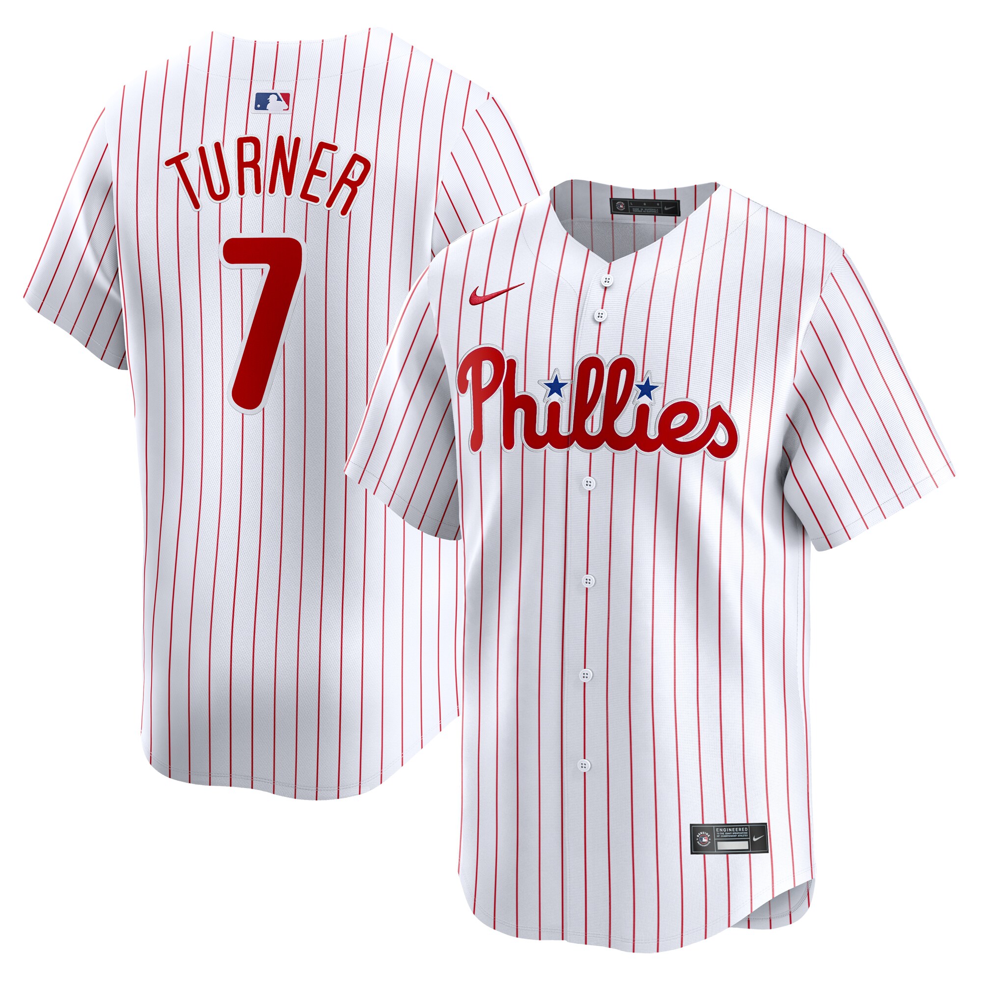 Philadelphia Phillies Trea Turner White Home Limited Player MLB Jersey Youth