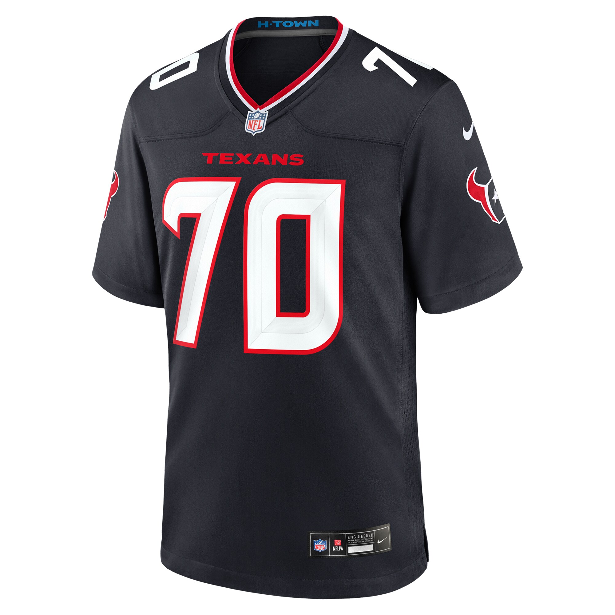 Houston Texans Juice Scruggs Navy Team Game NFL Jersey Men's