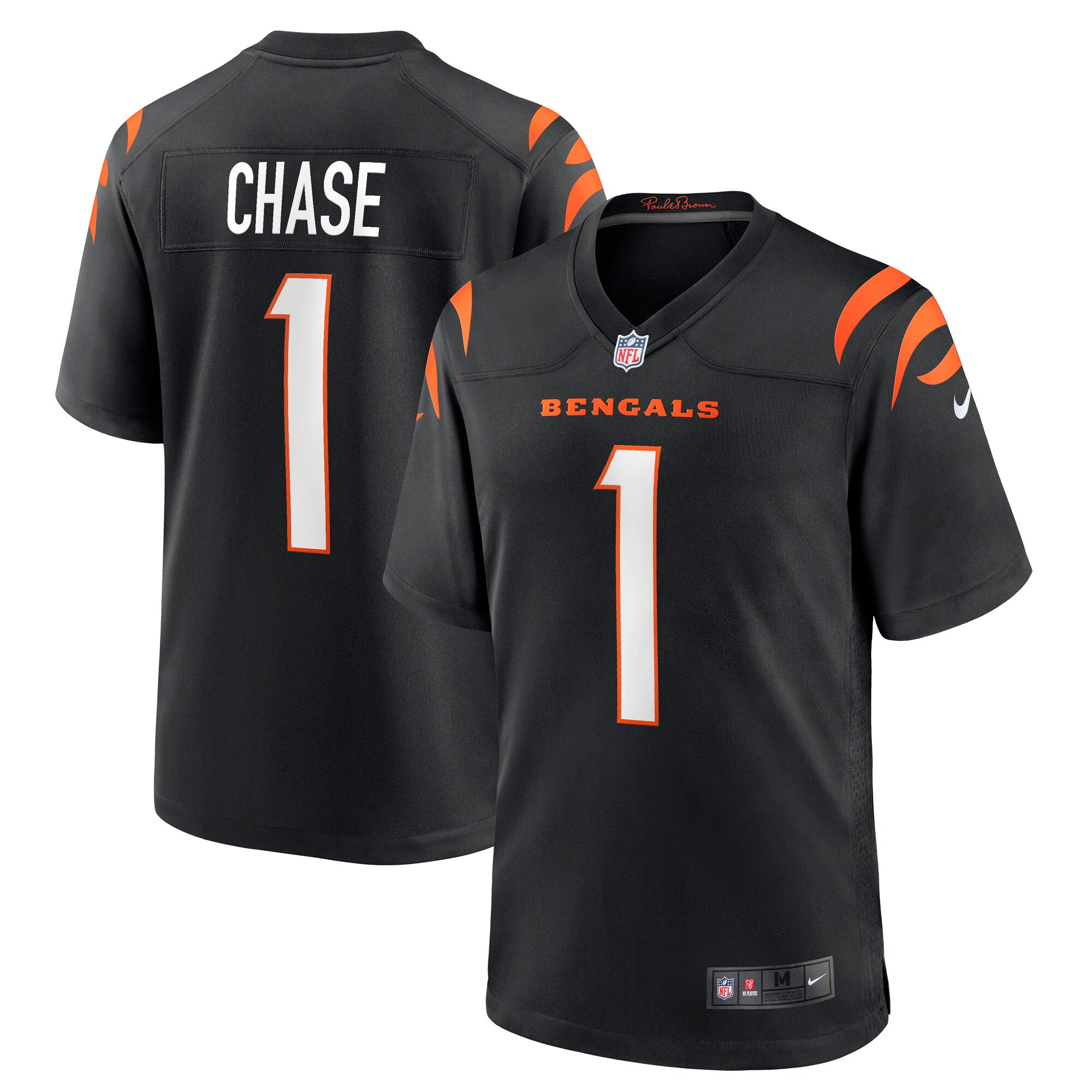 Cincinnati Bengals Ja'Marr Chase Black Game NFL Jersey Men's