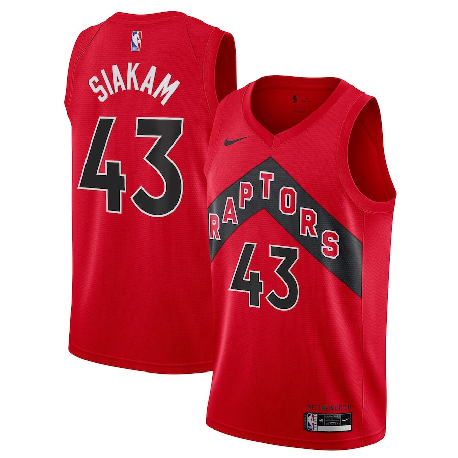 Pascal Siakam 43 Toronto Raptors Unisex Swingman Icon Edition Red NBA Jersey Unisex