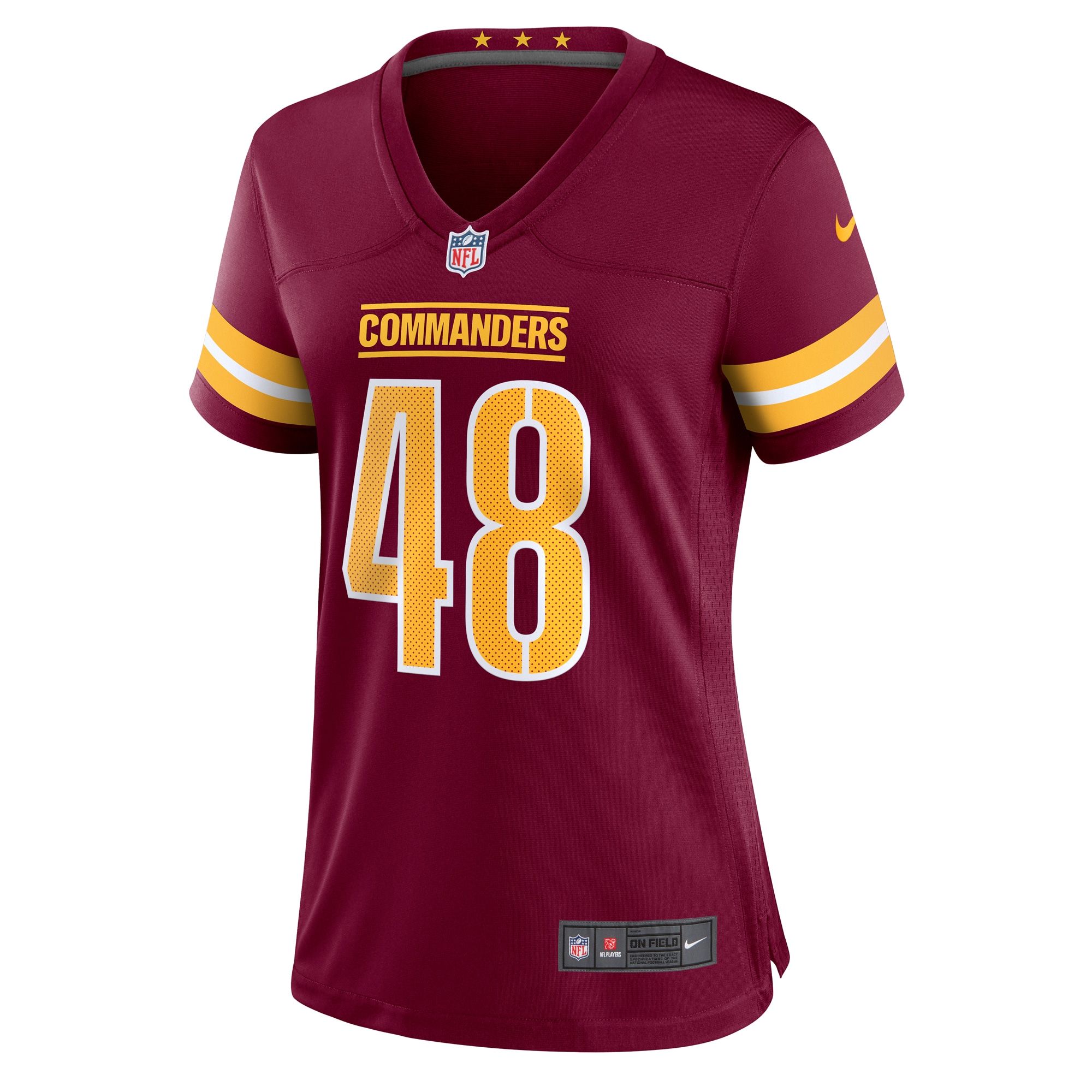 Washington Commanders Sean Chandler Burgundy Game NFL Jersey Women's
