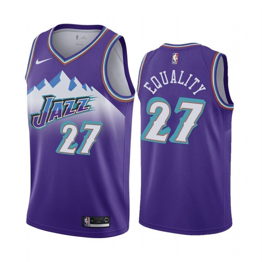 Rudy Gobert Equality Utah Jazz Classic NBA Jersey Men's