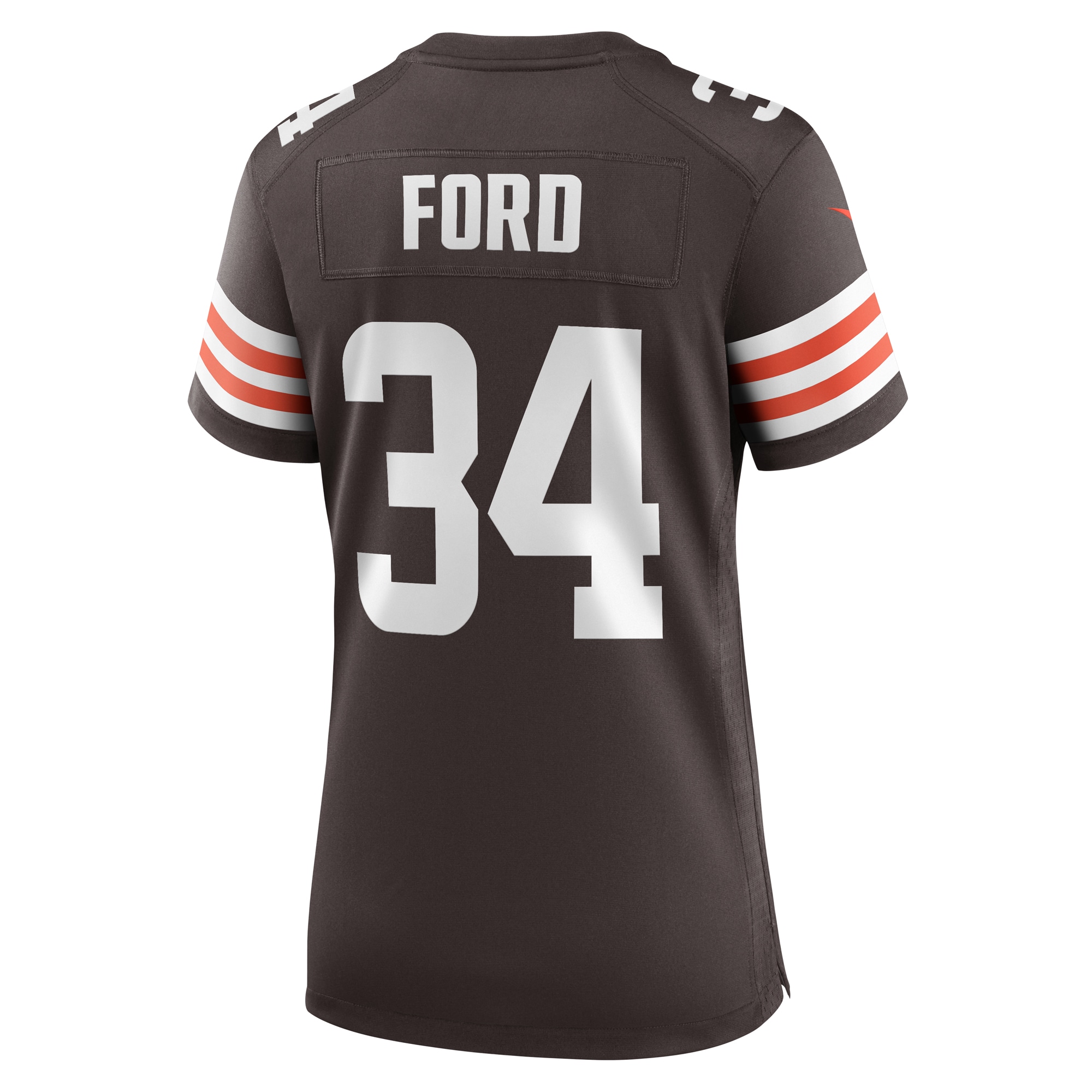 Cleveland Browns Jerome Ford Brown Game Player NFL Jersey Women's