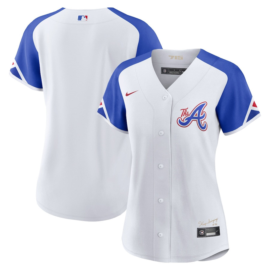 Atlanta Braves 2023 City Connect White MLB Jersey Women's