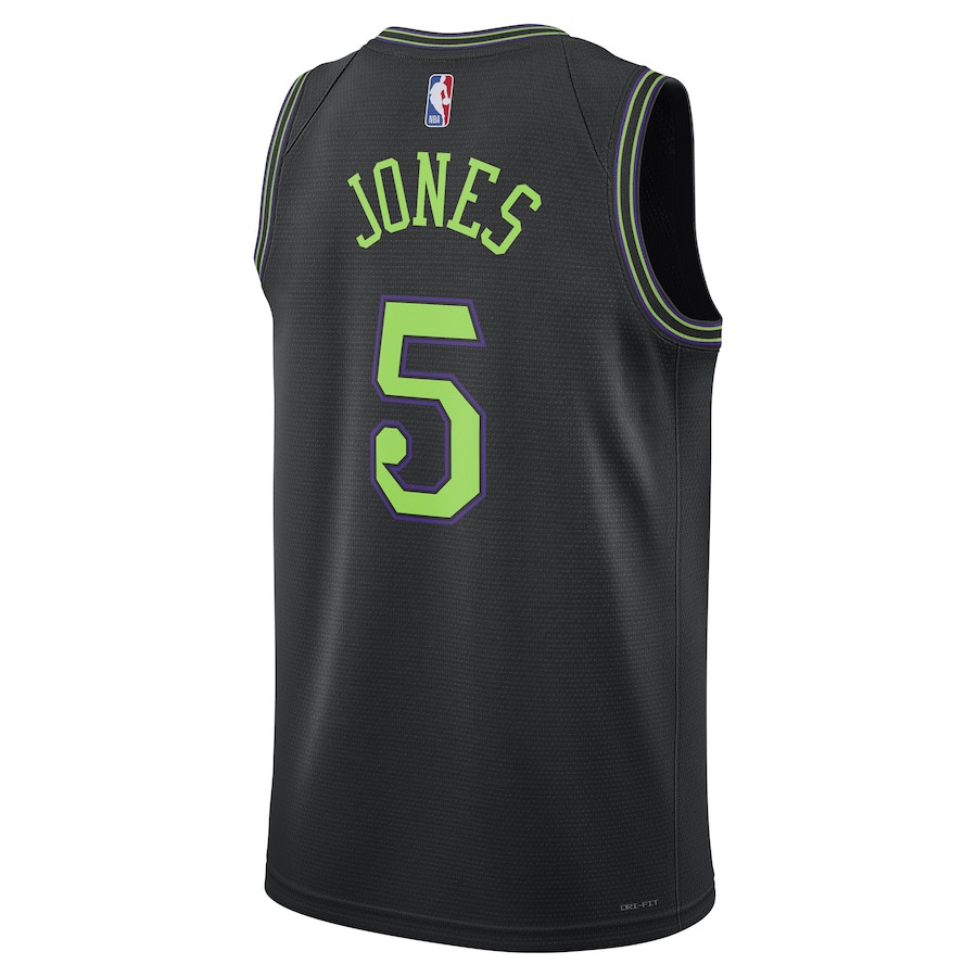 Herbert Jones 5 New Orleans Pelicans 2023/24 City Edition Swingman Black NBA Jersey Men's
