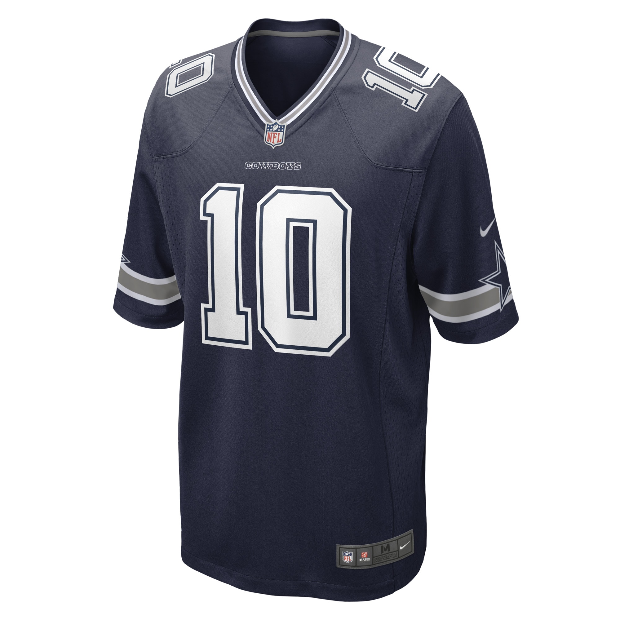 Dallas Cowboys Cooper Rush Navy Game Player NFL Jersey Men's