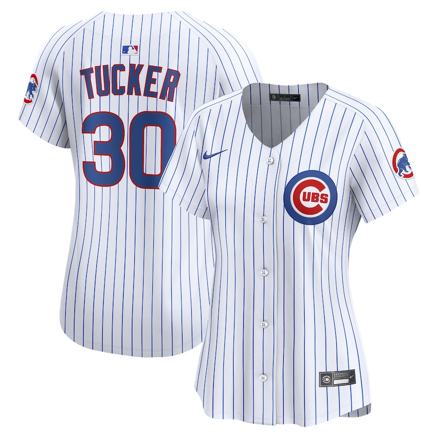Kyle Tucker 30 Chicago Cubs Home Limited Player White MLB Jersey Women's