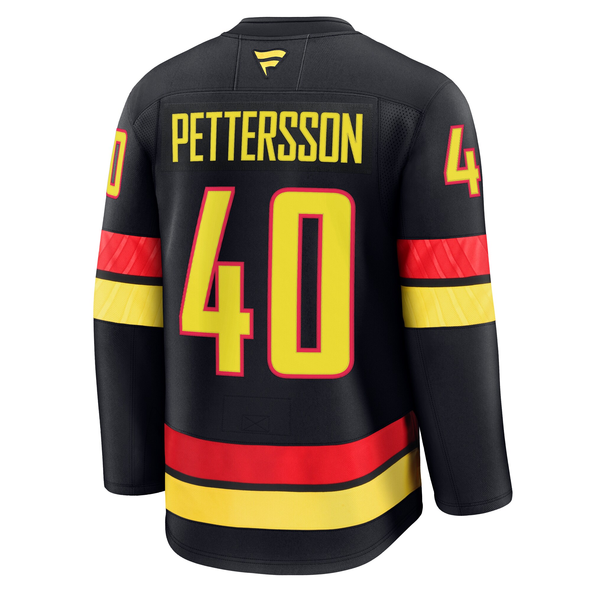 Vancouver Canucks Elias Pettersson Black Alternate Premium NHL Jersey Men's