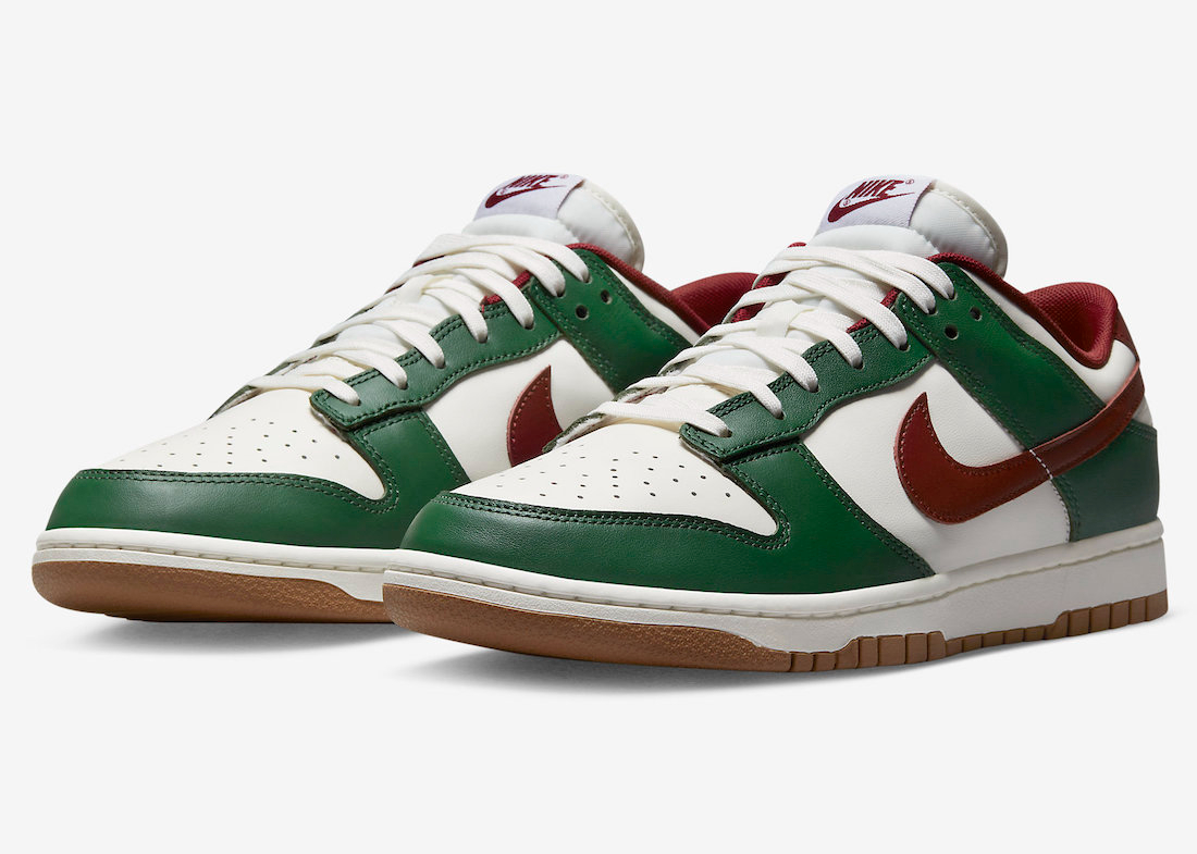 Dunk Low Gorge Green Team Red FB7160-161