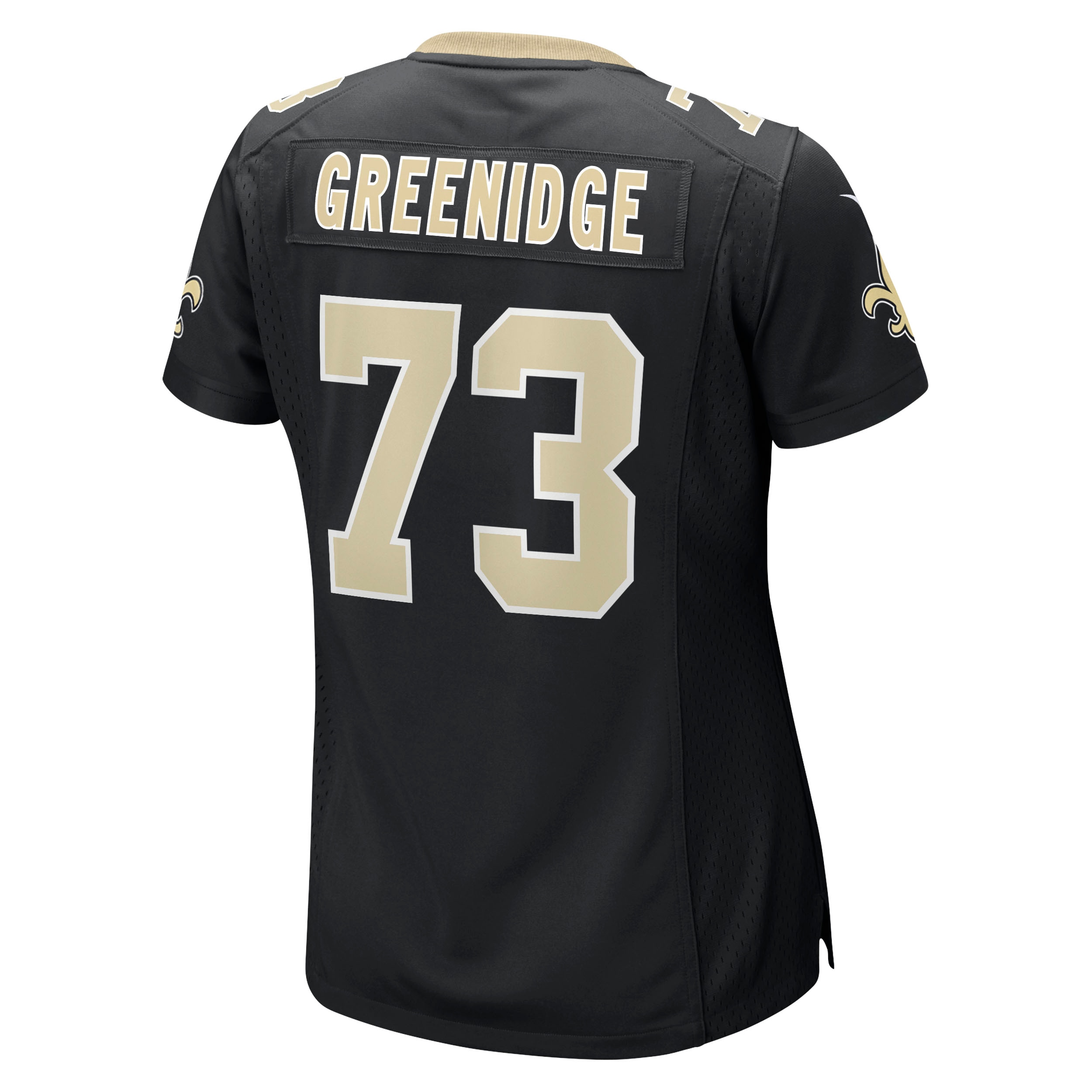 New Orleans Saints Ethan Greenidge Black Game NFL Jersey Women's