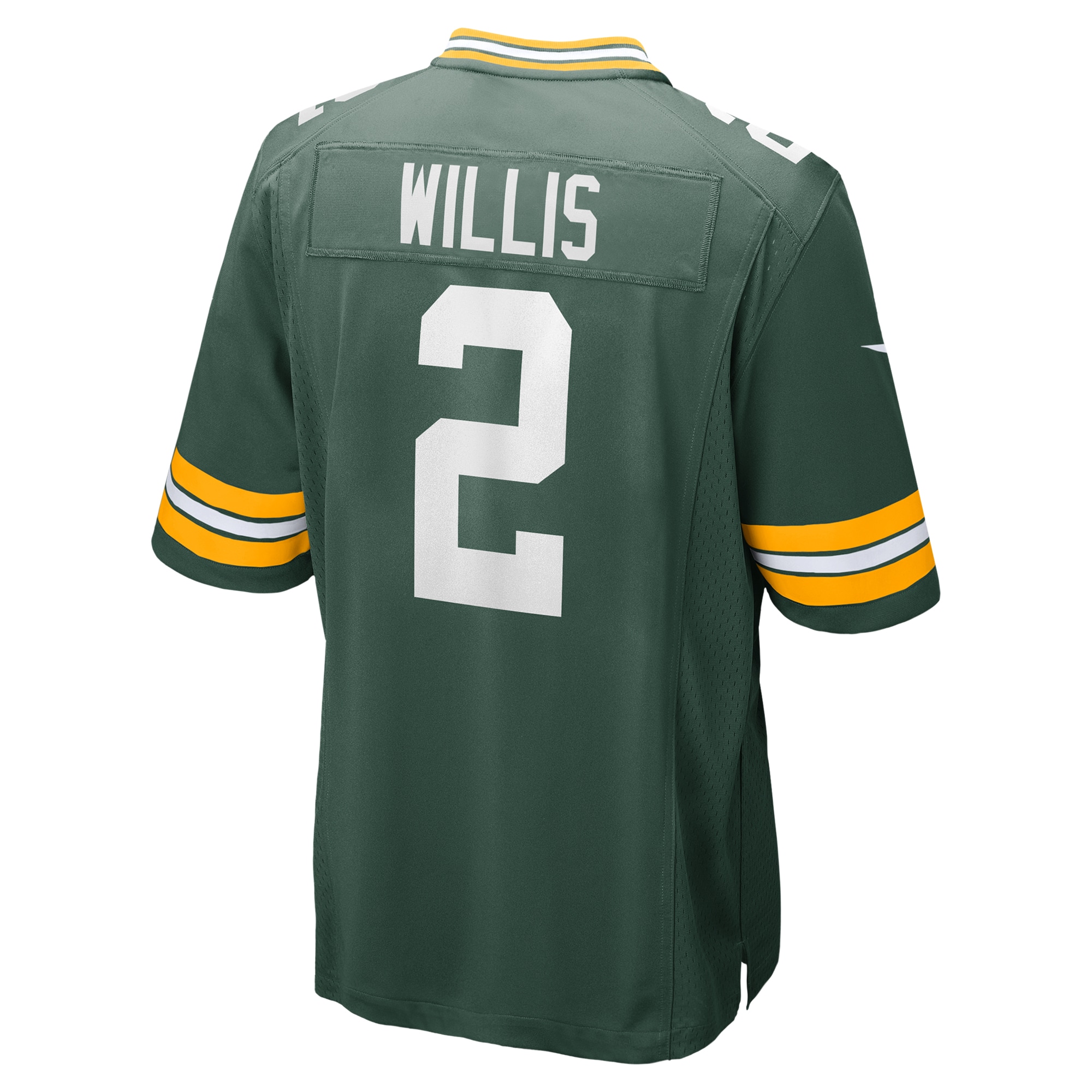 Green Bay Packers Malik Willis Green Game NFL Jersey Men's