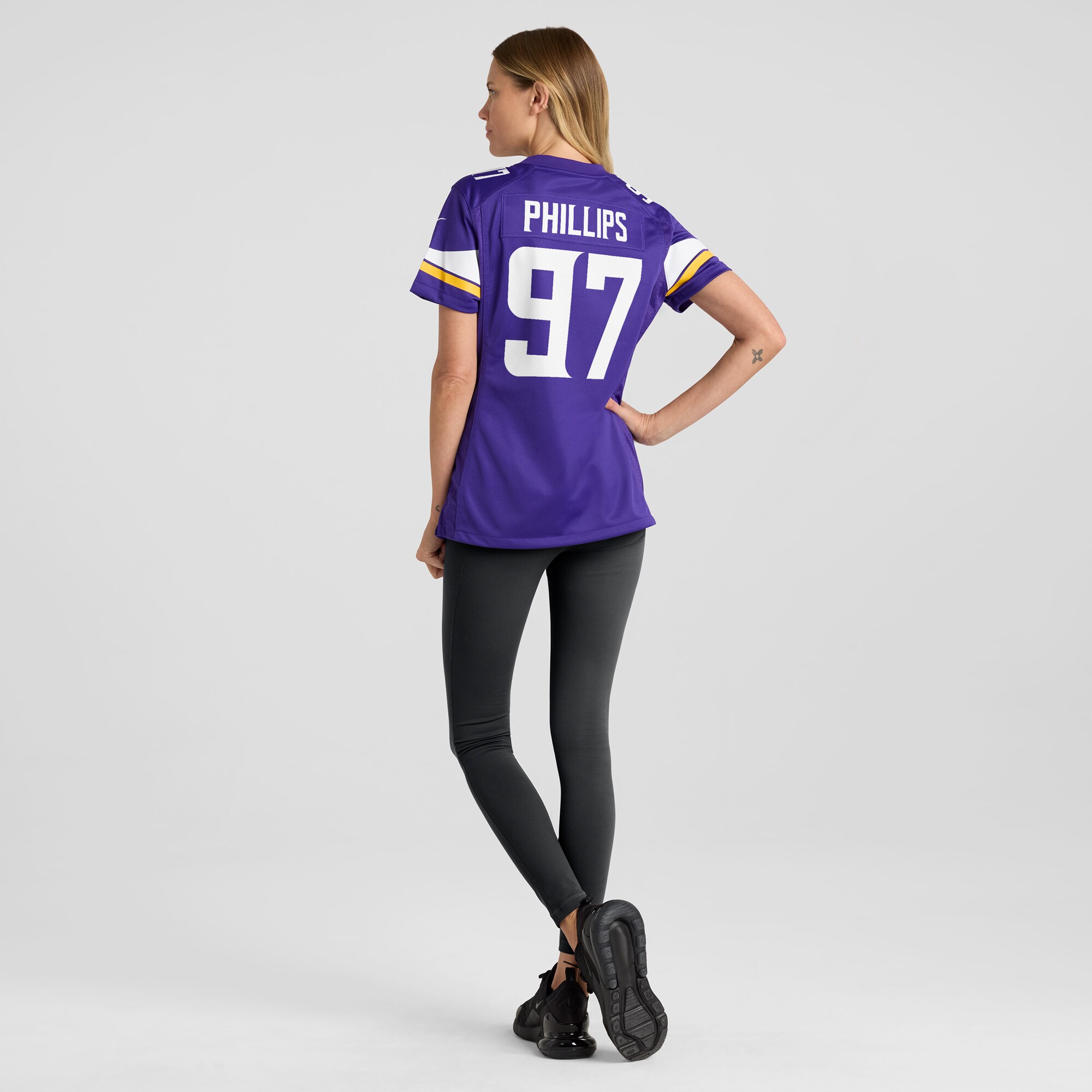 Minnesota Vikings Harrison Phillips Purple Game Player NFL Jersey Women's