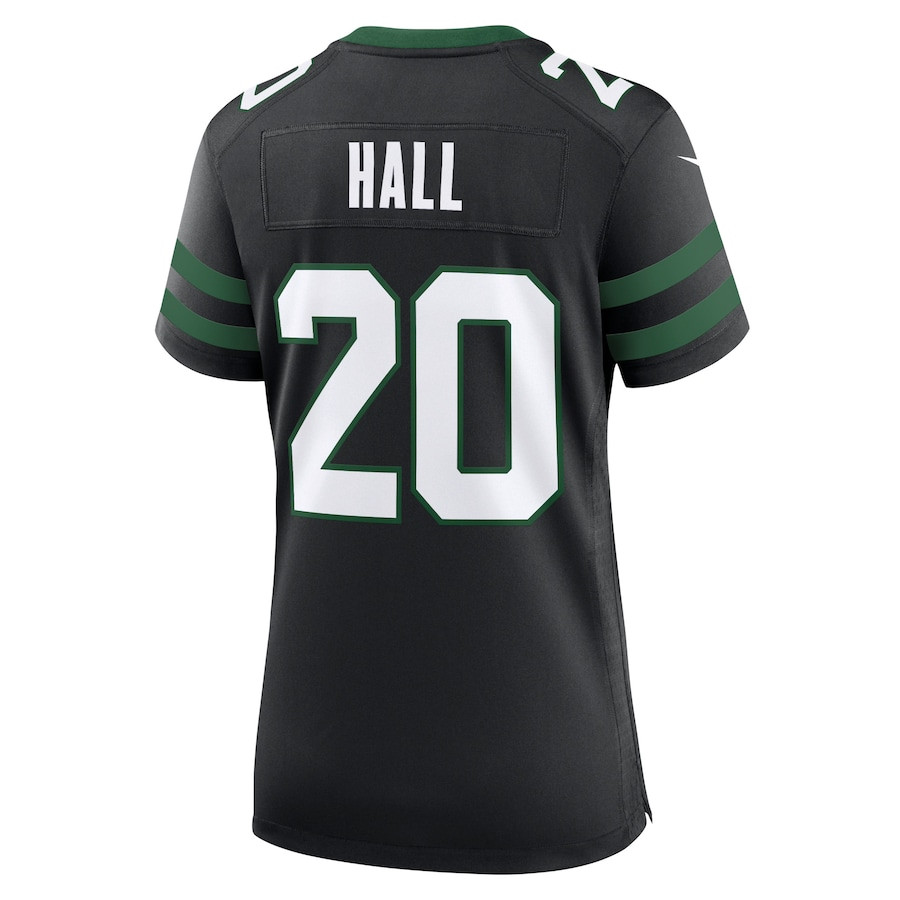 Breece Hall 20 New York Jets Alternate Game Legacy Black NFL Jersey Women's