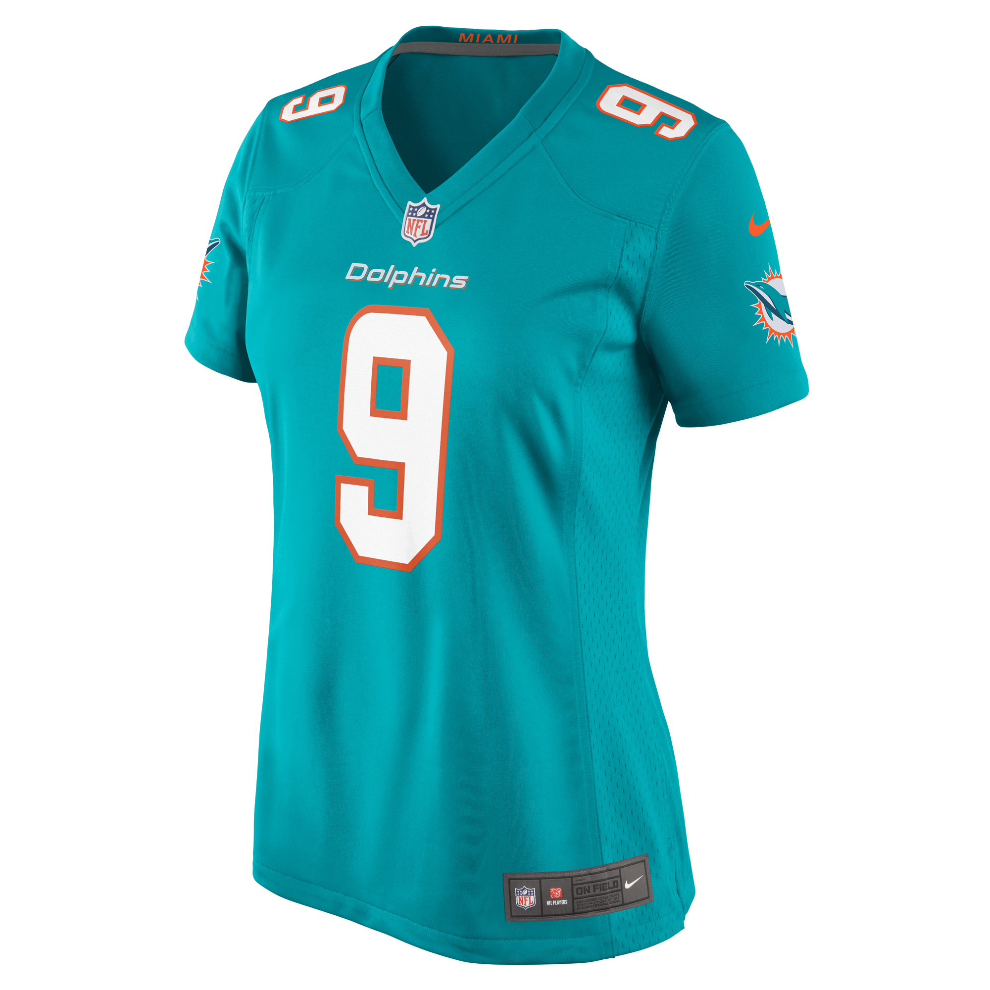 Miami Dolphins Jonnu Smith Aqua Game NFL Jersey Women's