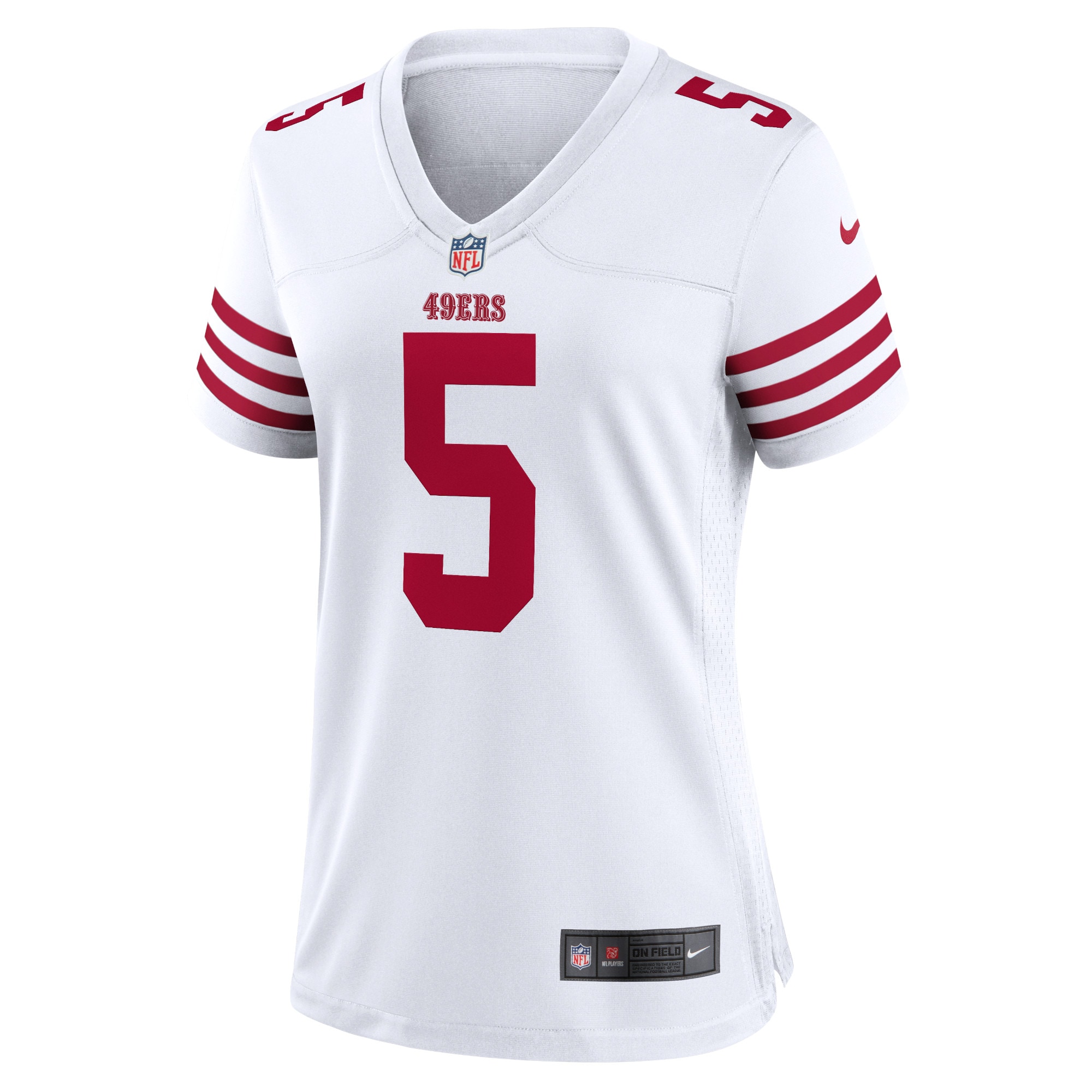 San Francisco 49ers Trey Lance White Player NFL Jersey Women's