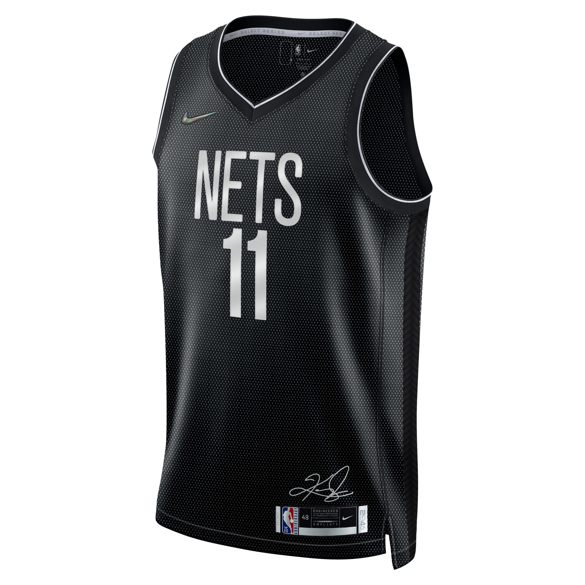 Kyrie Irving 11 Brooklyn Nets Select Series Rookie of the Year Swingman Team Printing NBA Jersey Men's