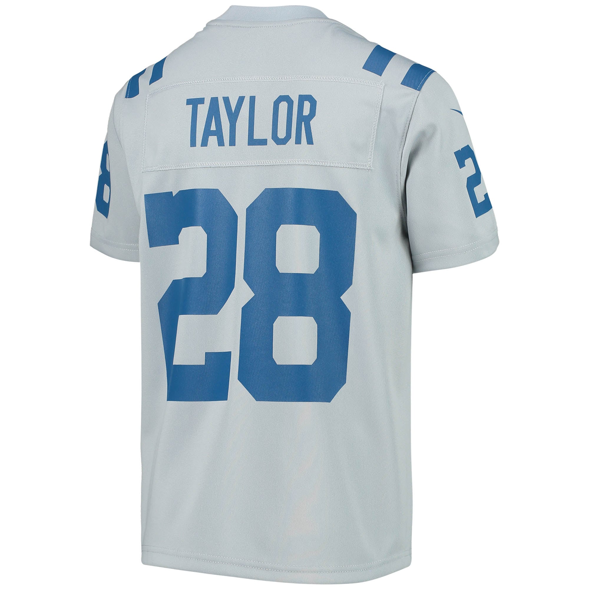 Indianapolis Colts Jonathan Taylor Gray Inverted Team Game NFL Jersey Youth