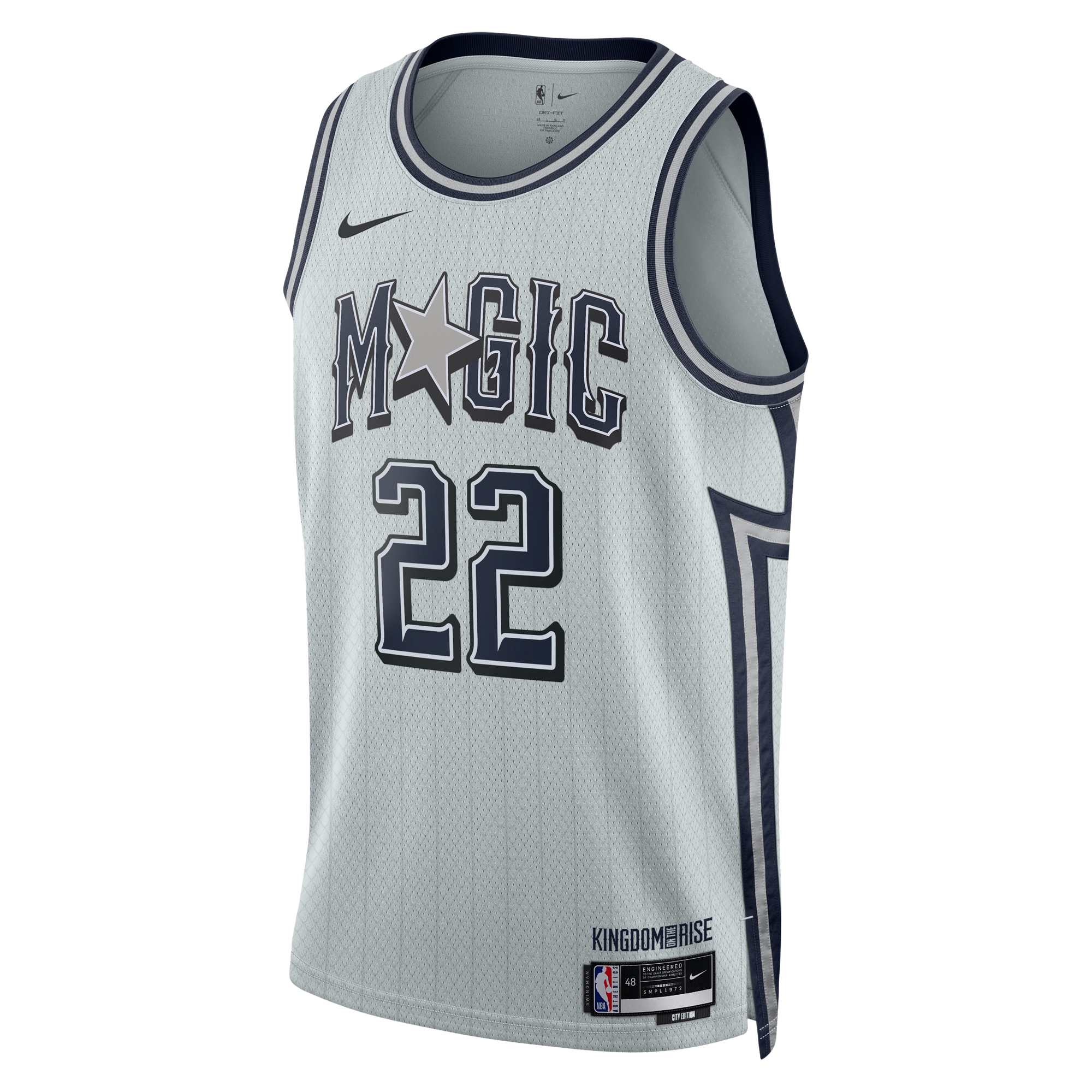 Orlando Magicc City Edition Swingman 2024 Silver Franz Wagne Unisex NBA Jersey Unisex