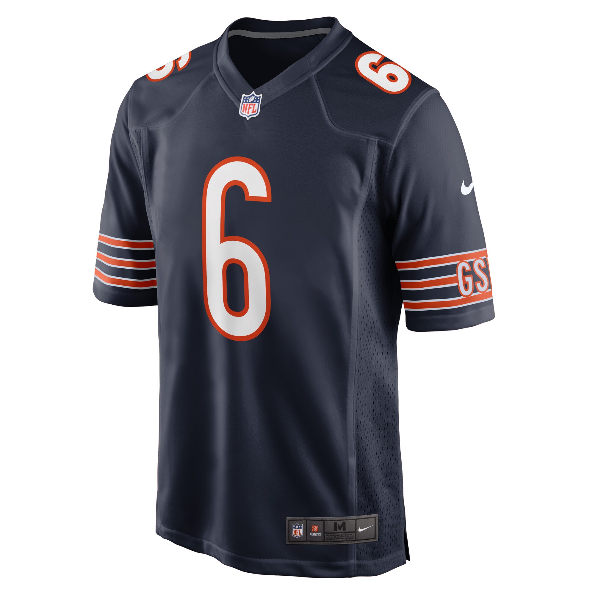 Chicago Bears Kyler Gordon Navy Game Player NFL Jersey Men's