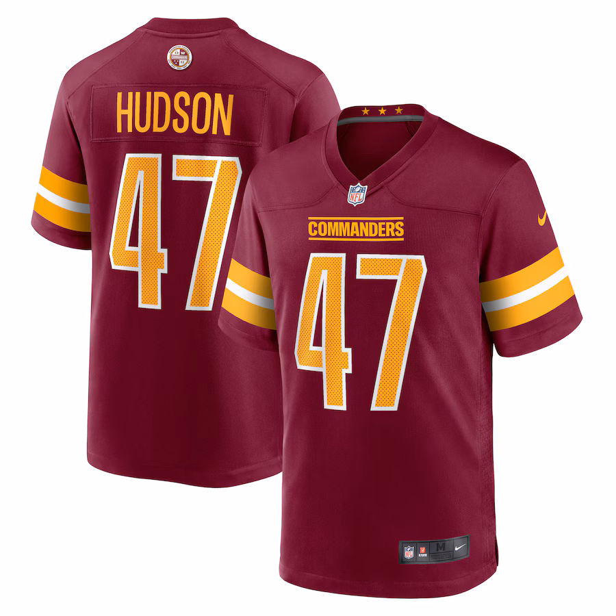 Khaleke Hudson Washington Commanders Nike Game Jersey - Burgundy