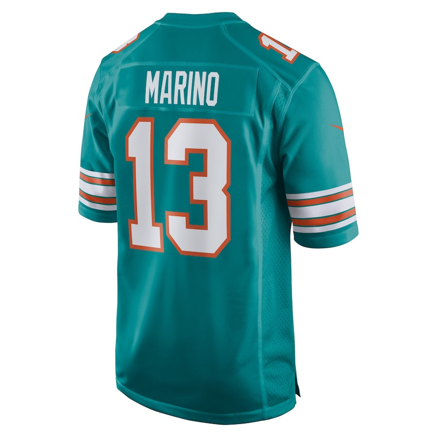 Dan Marino 13 Miami Dolphins Retired Aqua NFL Jersey Men's