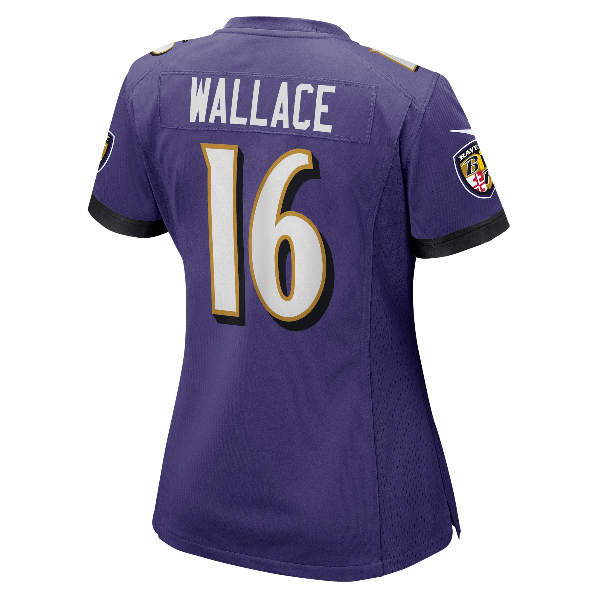 Baltimore Ravens Tylan Wallace Purple Game NFL Jersey Women's