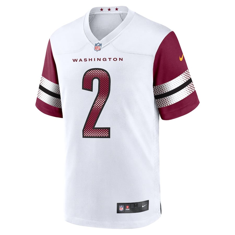 Dyami Brown 2 Washington Commanders Game White NFL Jersey Men's