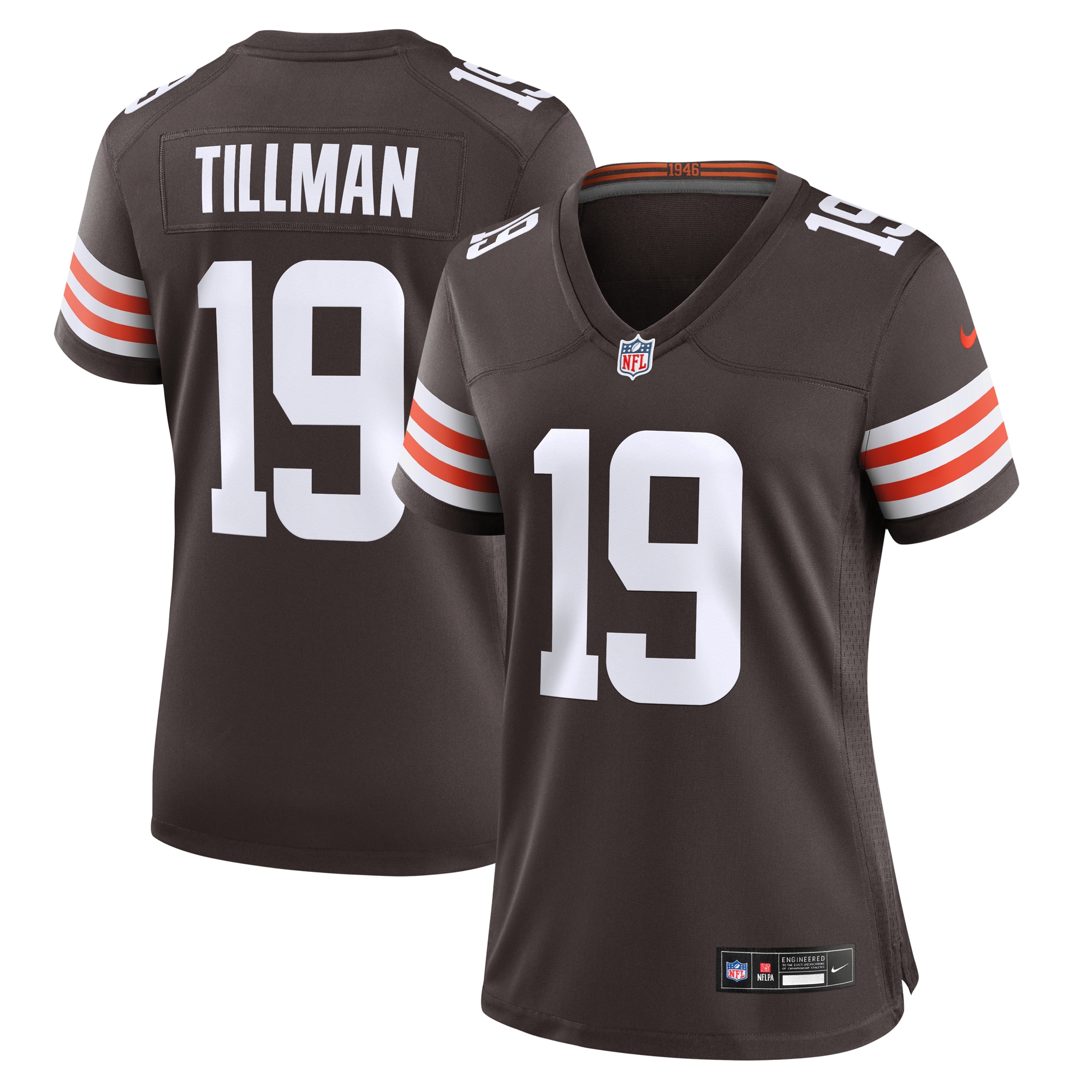 Cleveland Browns Cedric Tillman Brown Game NFL Jersey Women's