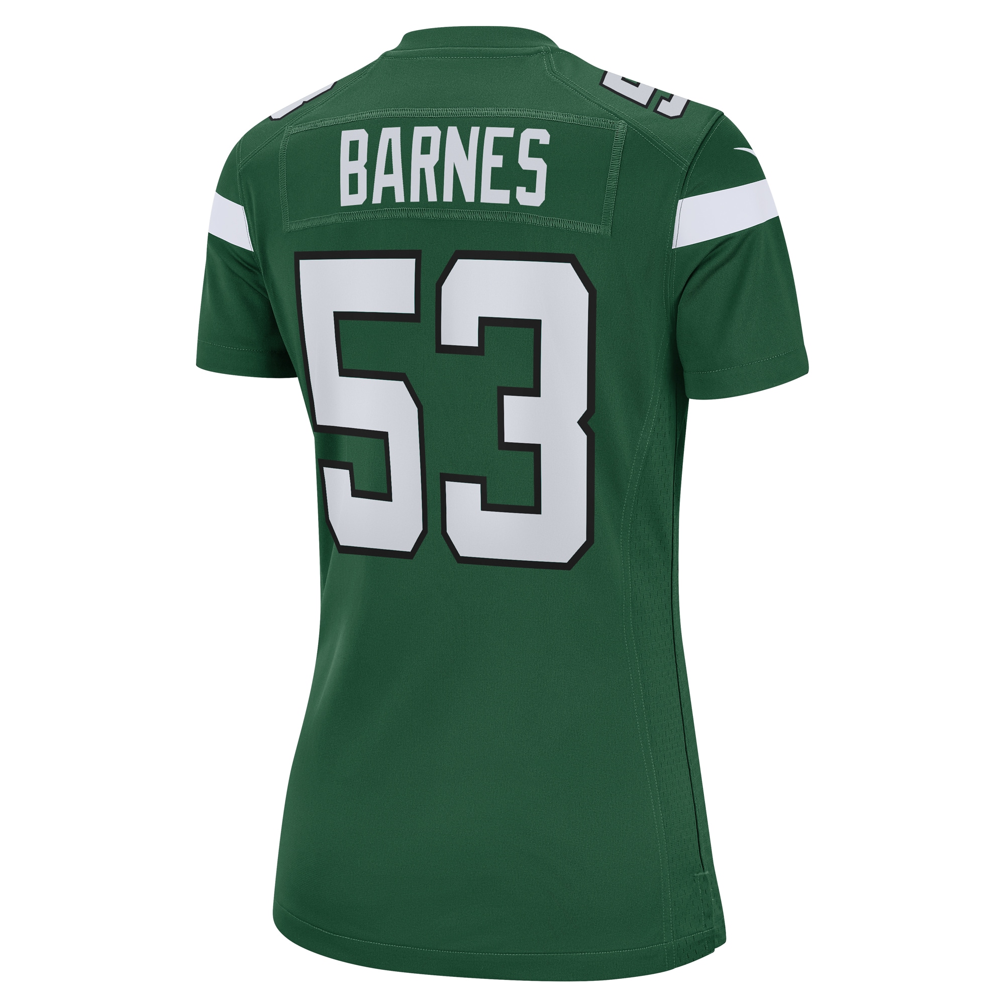New York Jets Zaire Barnes Gotham Green Game NFL Jersey Women's