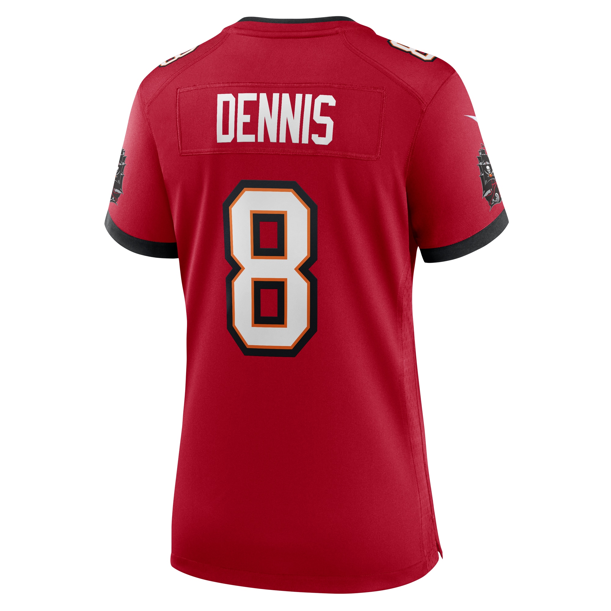 Tampa Bay Buccaneers SirVocea Dennis Red Game NFL Jersey Women's