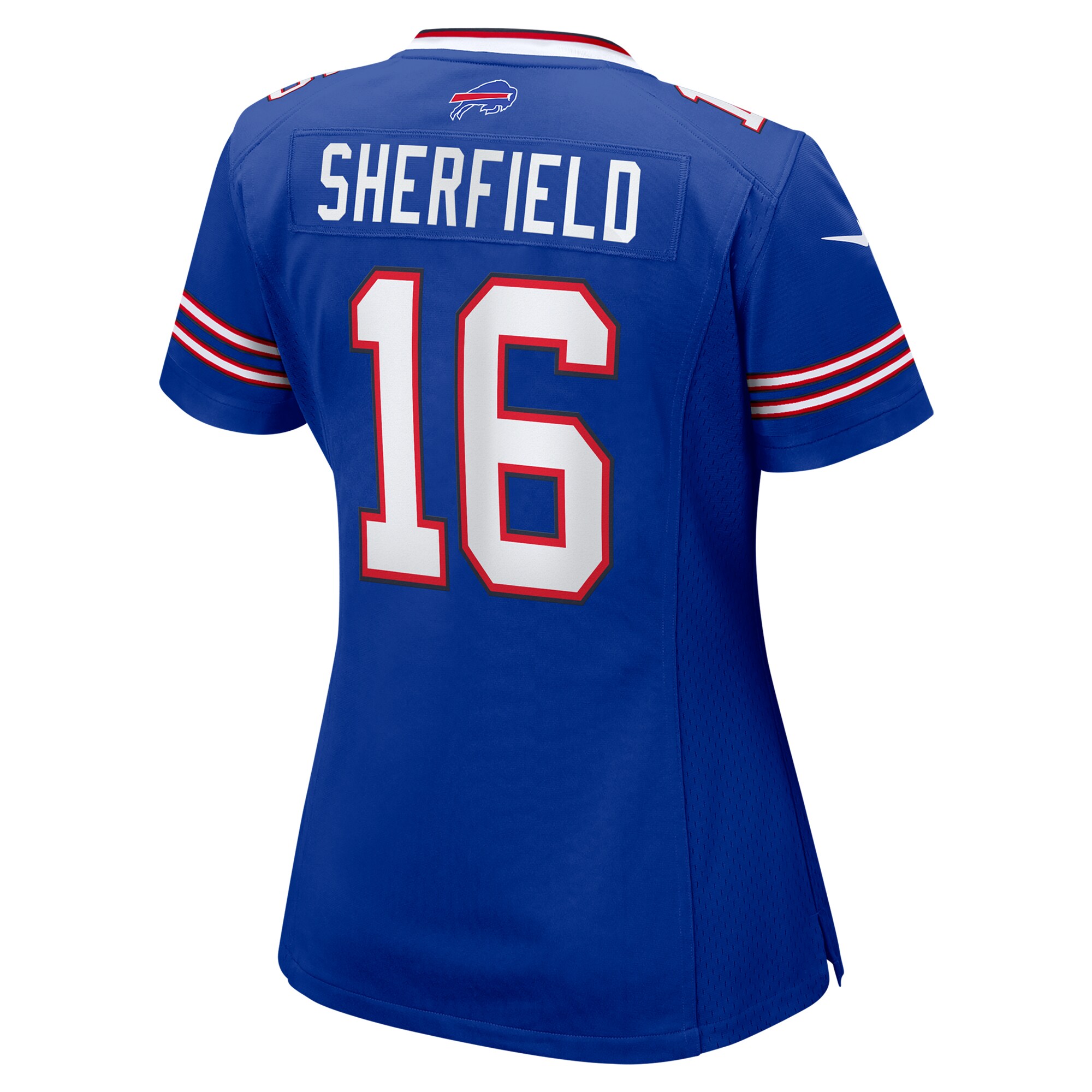 Buffalo Bills Trent Sherfield Royal Game Player NFL Jersey Women's