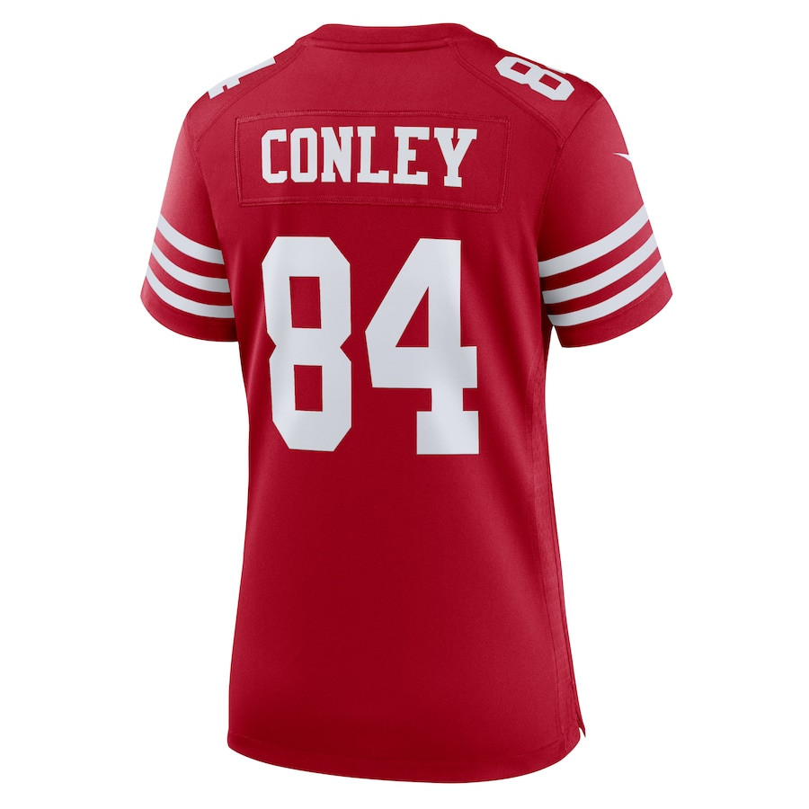 Chris Conley 84 San Francisco 49ers Game Scarlet NFL Jersey Women's
