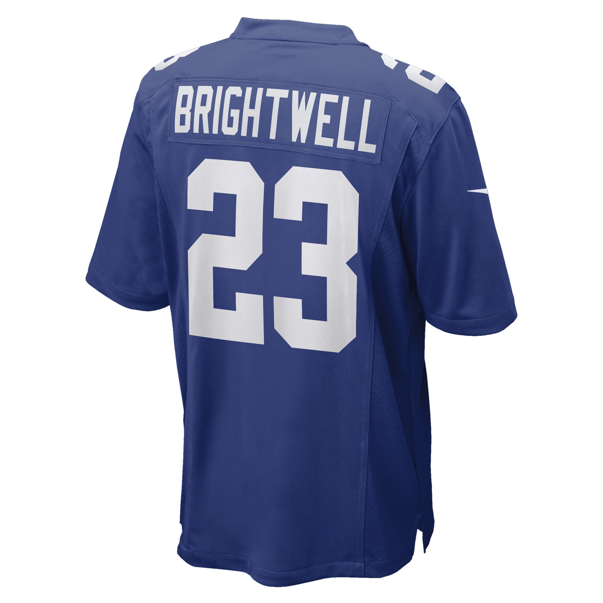 New York Giants Gary Brightwell Royal Team Game Player NFL Jersey Men's