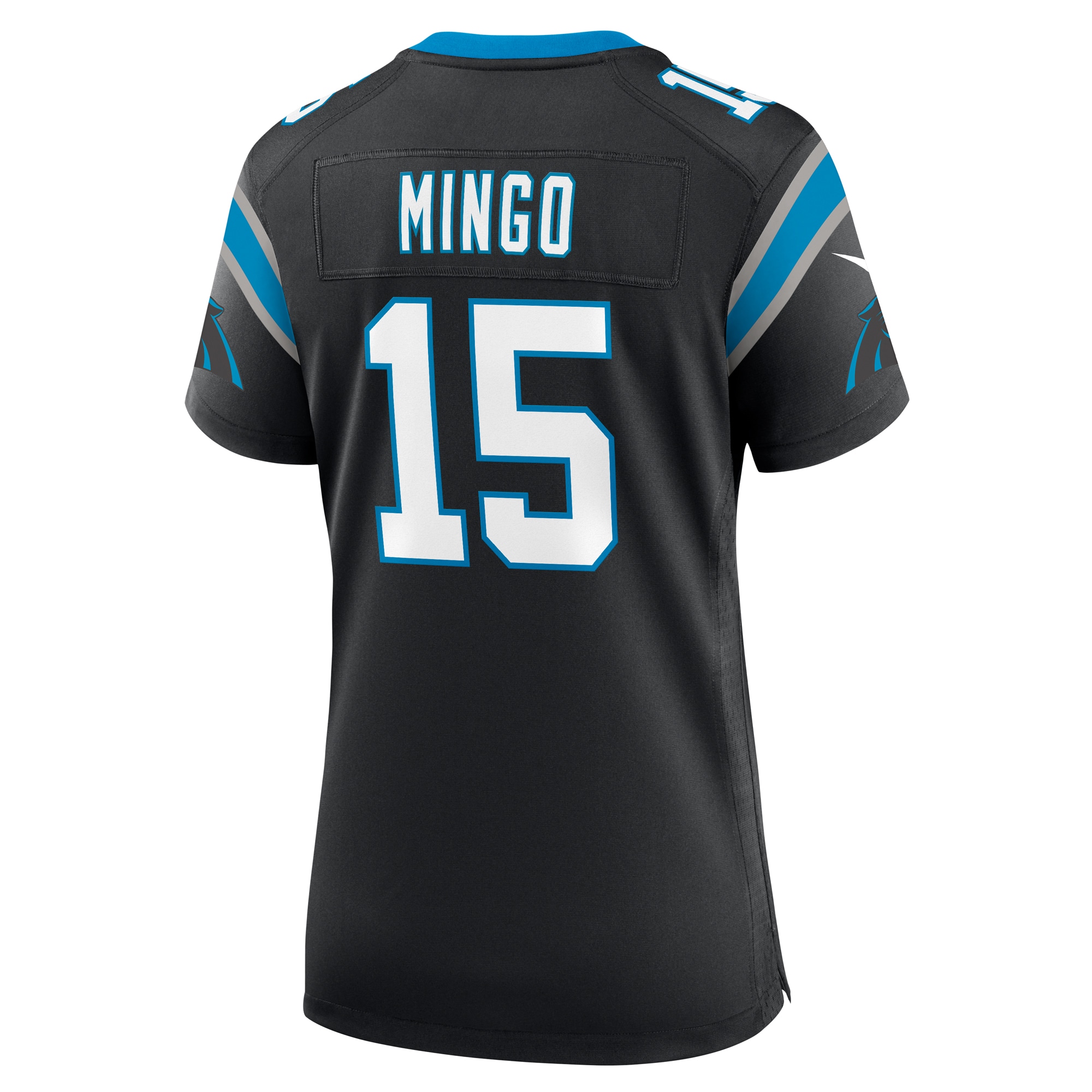 Carolina Panthers Jonathan Mingo Black Game NFL Jersey Women's