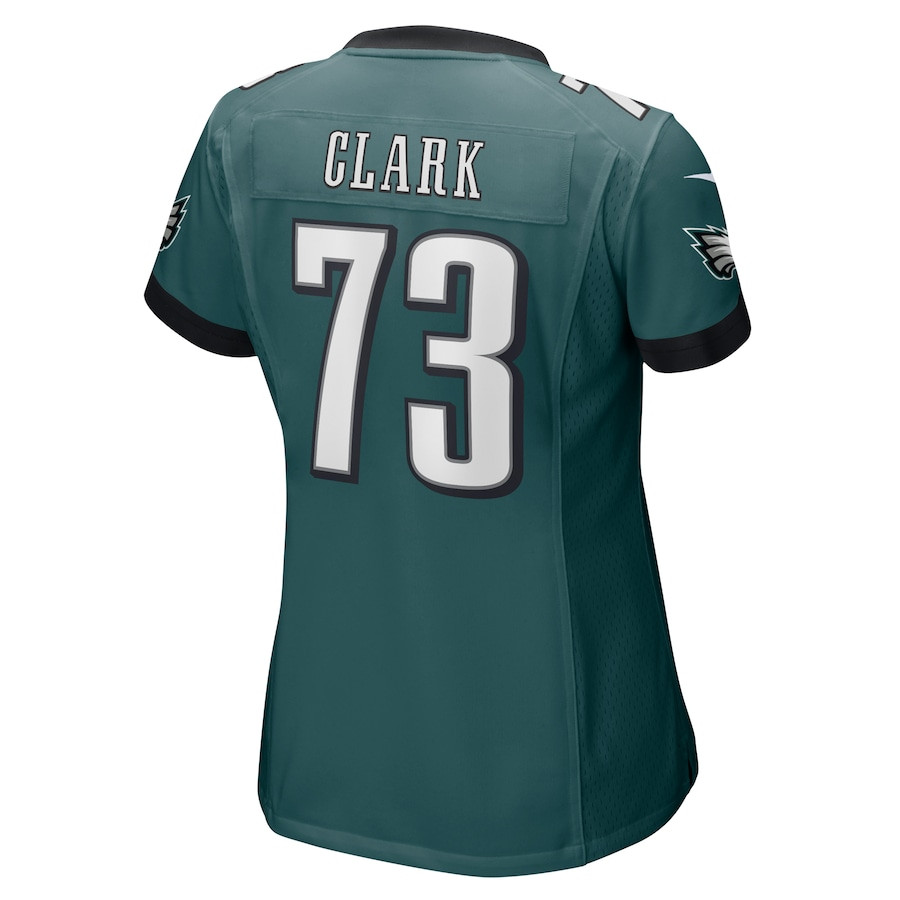 Le'Raven Clark 73 Philadelphia Eagles Game Midnight Green NFL Jersey Women's