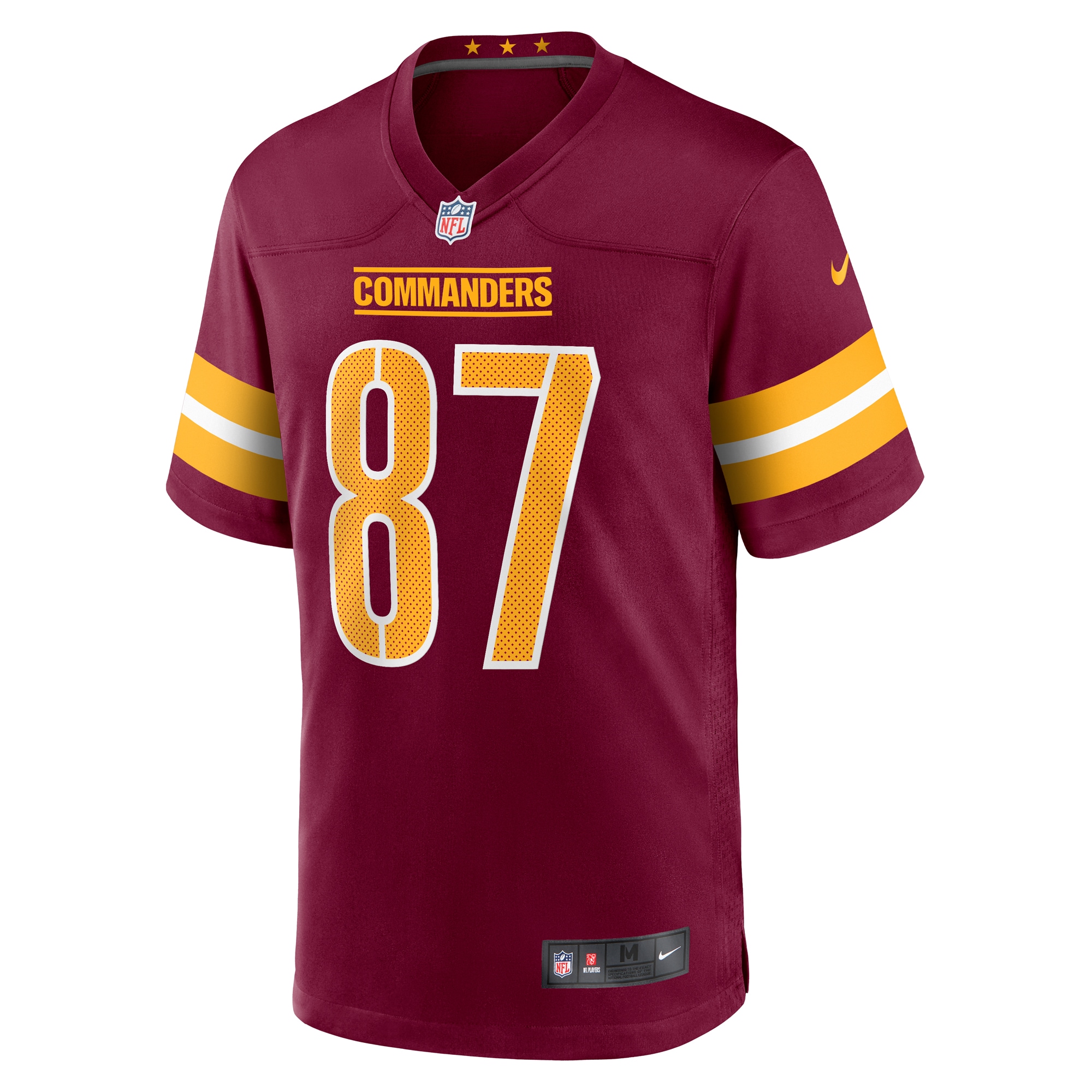 Washington Commanders John Bates Burgundy Game NFL Jersey Men's