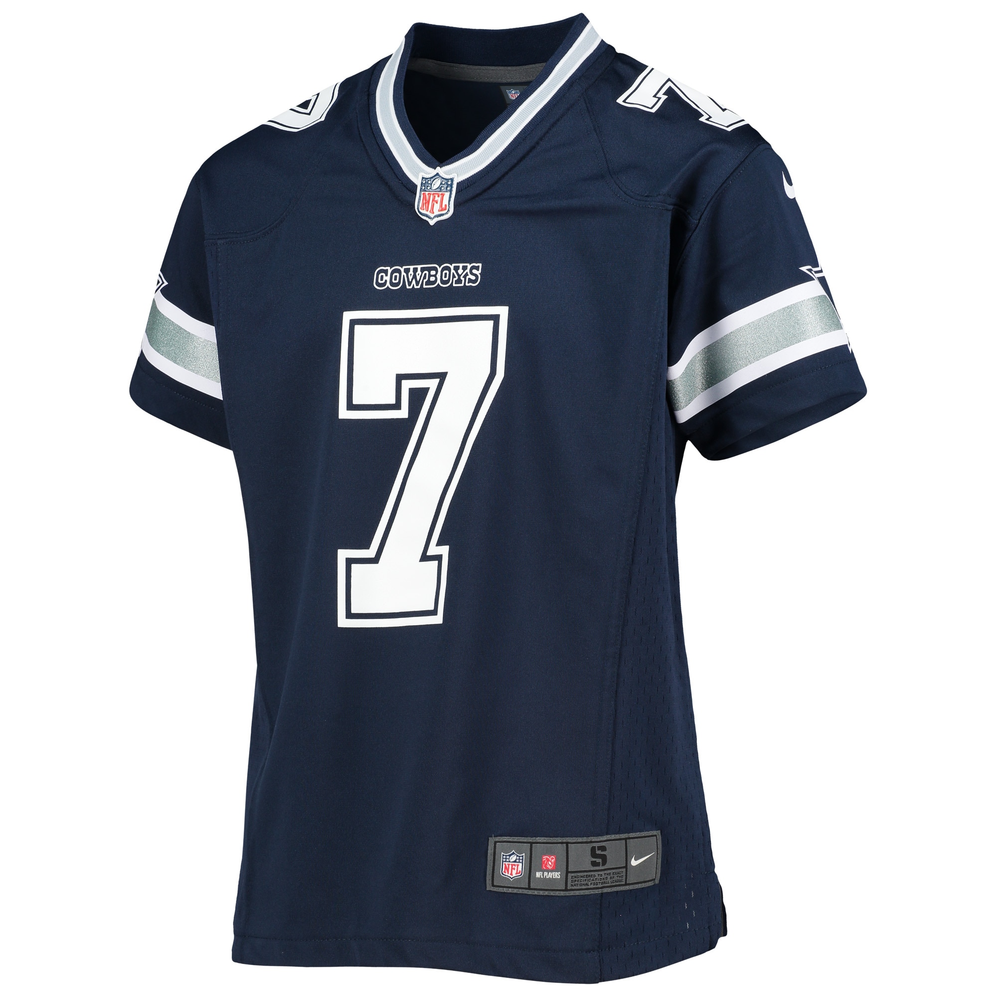 Dallas Cowboys Trevon Diggs Navy Game NFL Jersey Youth
