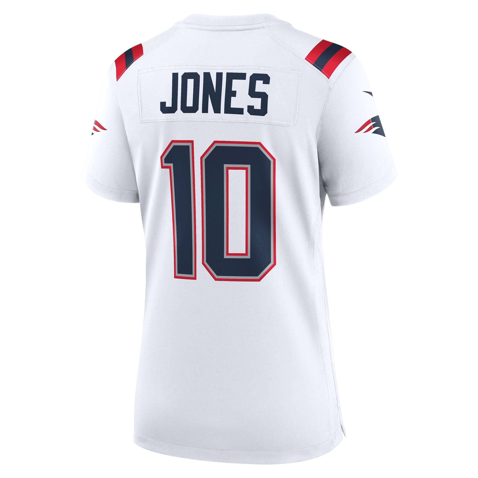 New England Patriots Mac Jones White Player NFL Jersey Women's