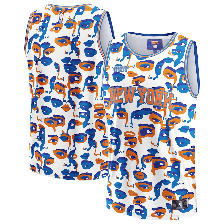 New York Knicks KidSuper Studio Unisex Hometown White NBA Jersey Unisex
