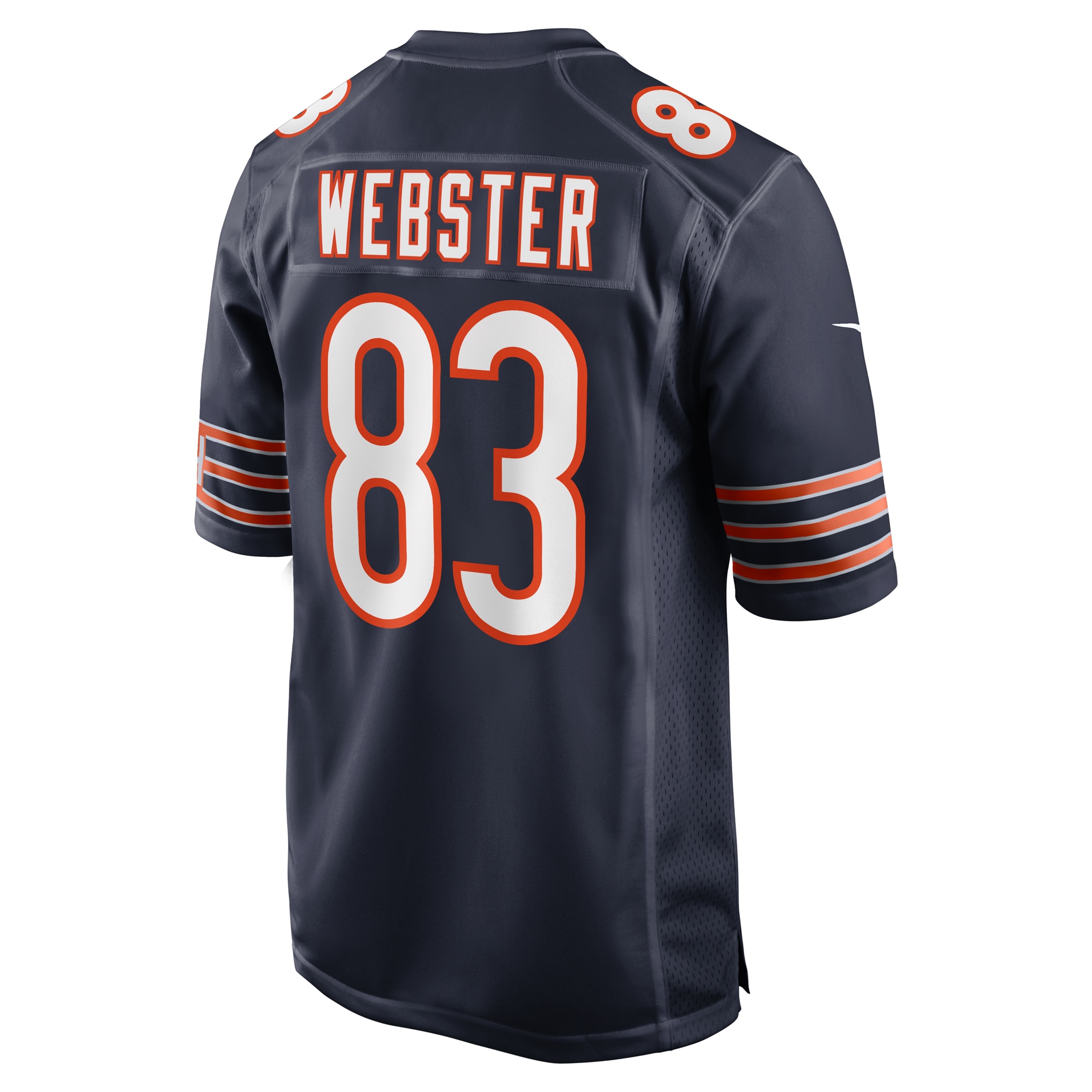 Chicago Bears Nsimba Webster Navy Team Game NFL Jersey Men's