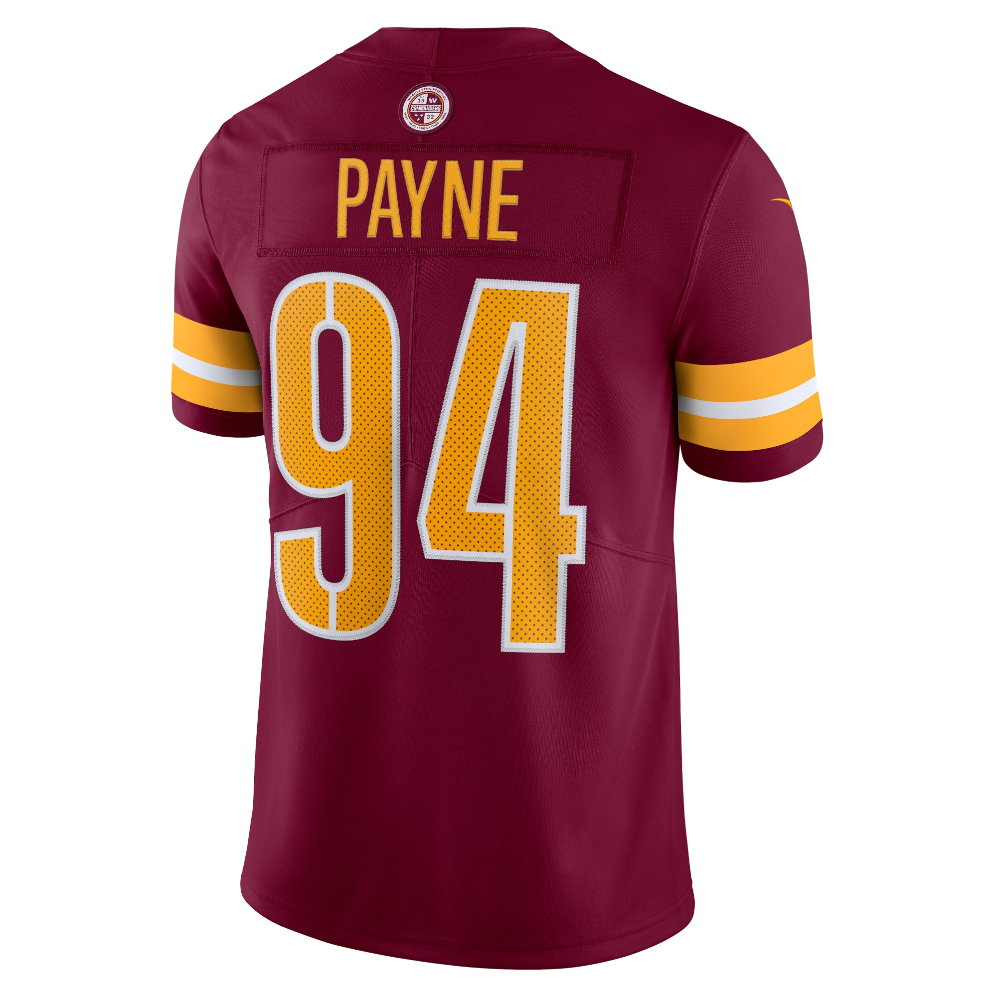 Washington Commanders Da'Ron Payne Burgundy Vapor Limited NFL Jersey Men's