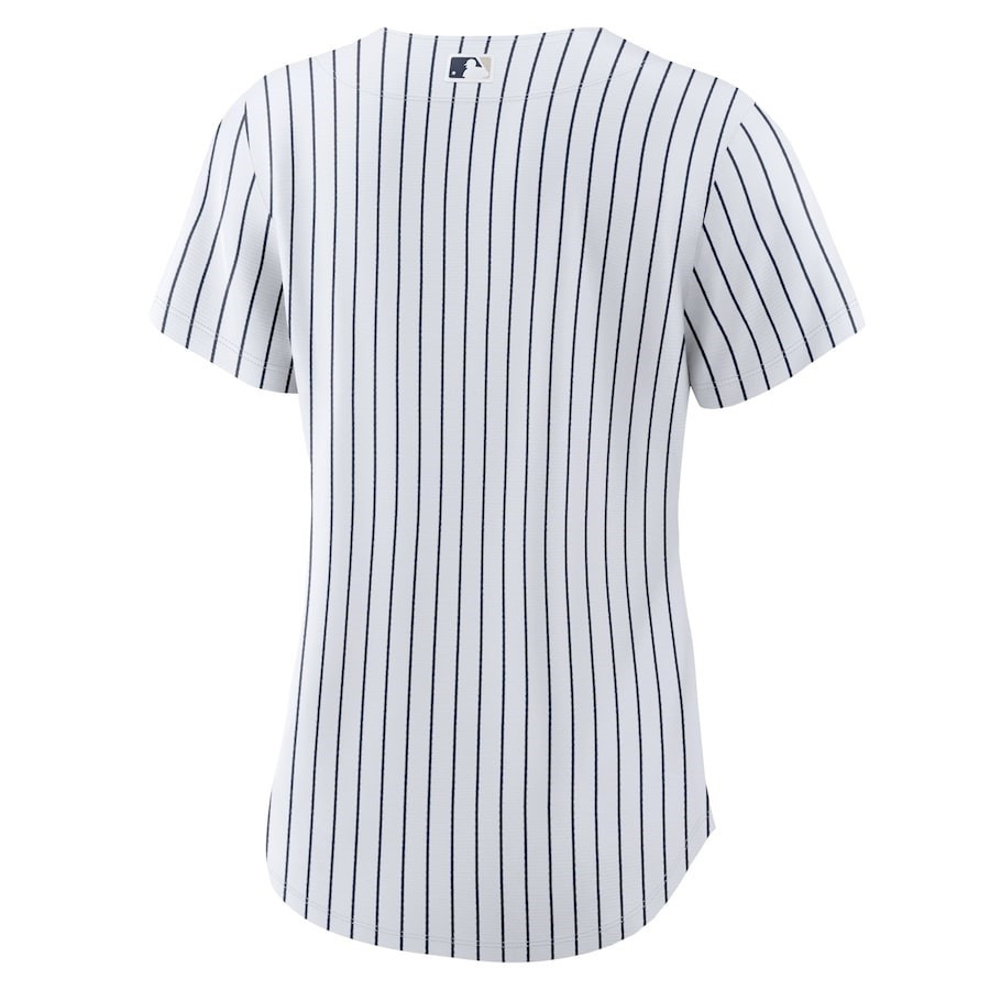 New York Yankees Home Blank White MLB Jersey Women's