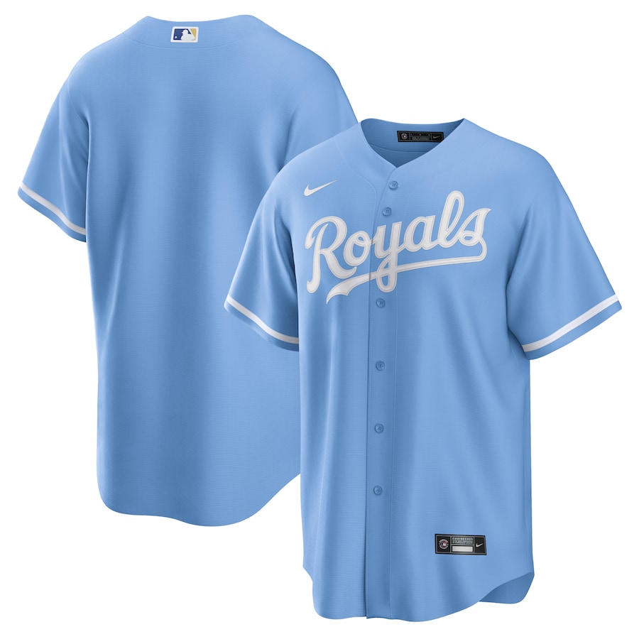 Kansas City Royals Alternate Team Logo Jersey Light Blue