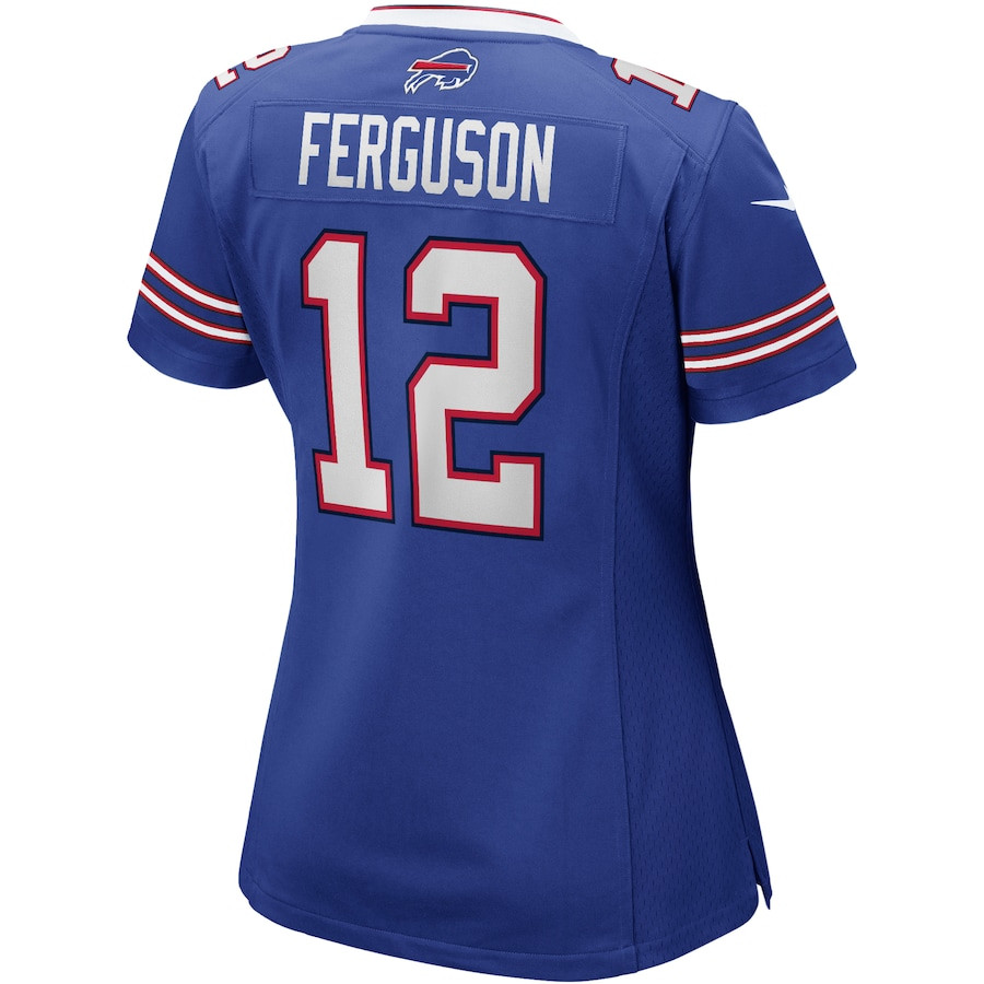 Joe Ferguson 12 Buffalo Bills Game Retired Royal NFL Jersey Women's