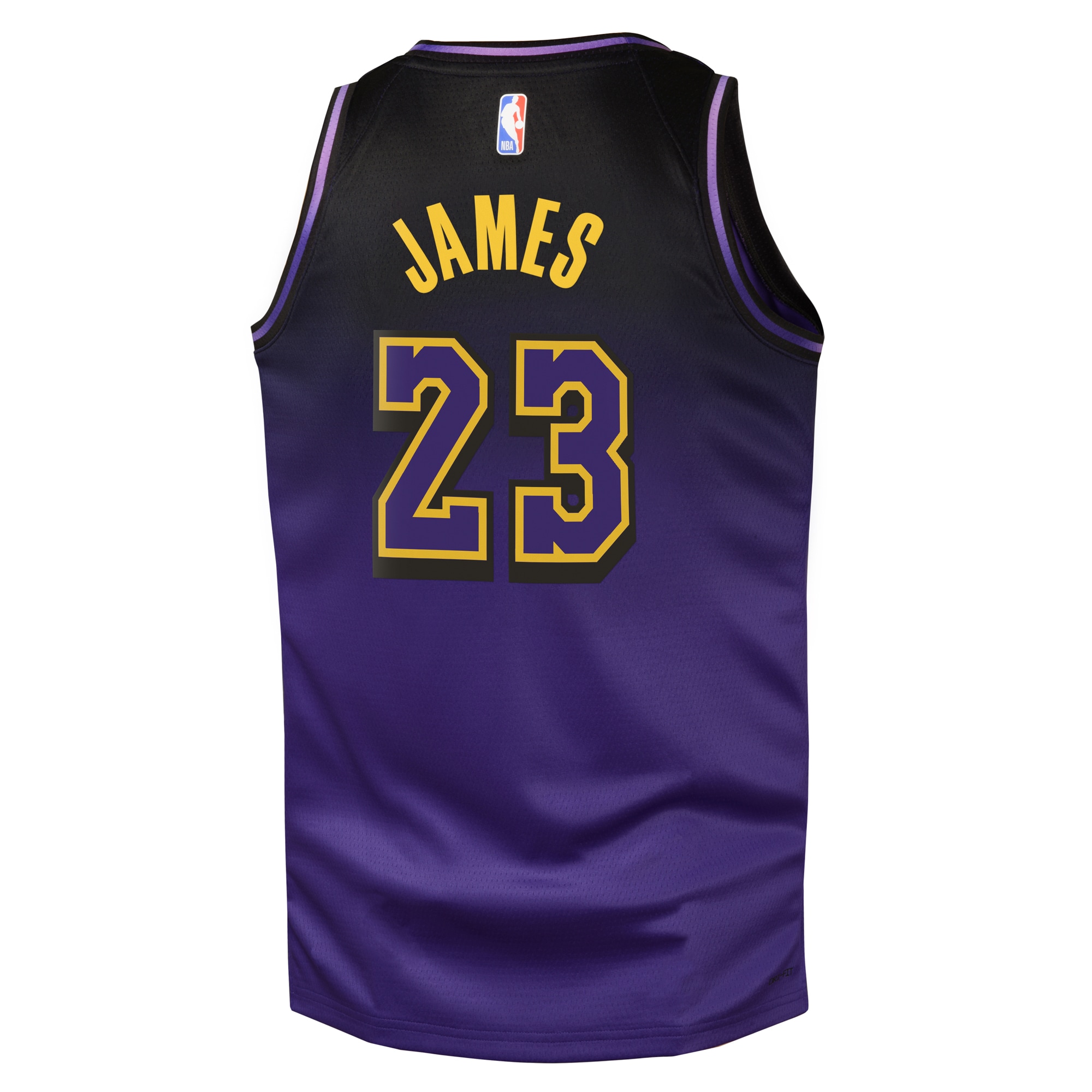 Los Angeles Lakers City Edition Swingman 2024 Purple Lebron Jame NBA Jersey Youth