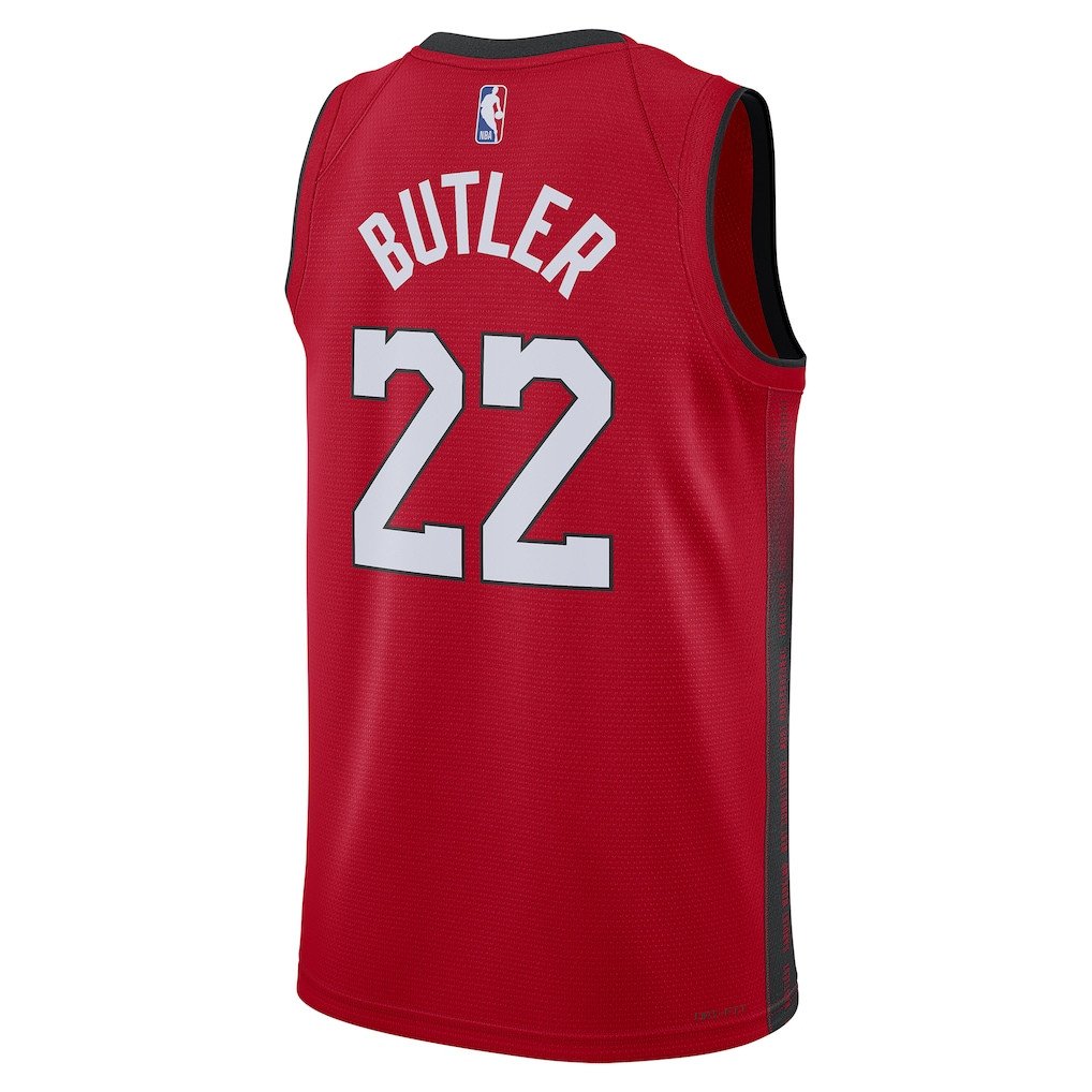 Jimmy Butler 22 Miami Heat Unisex 2024/25 Swingman Player City Edition Red NBA Jersey Unisex